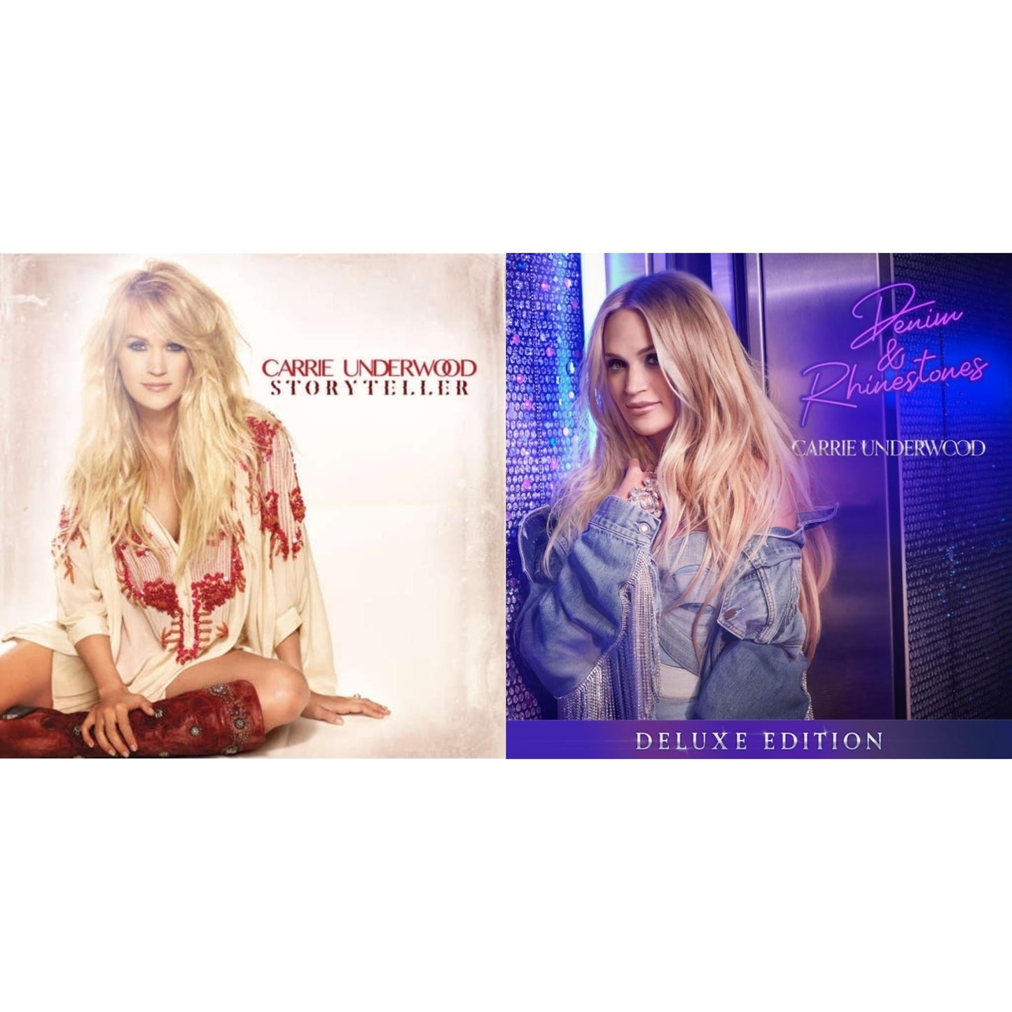 Carrie Underwood - Denim & Rhinestones (Deluxe Edition/Picture Disc/2LP) & Storyteller (2LP/150G/Gatefold)