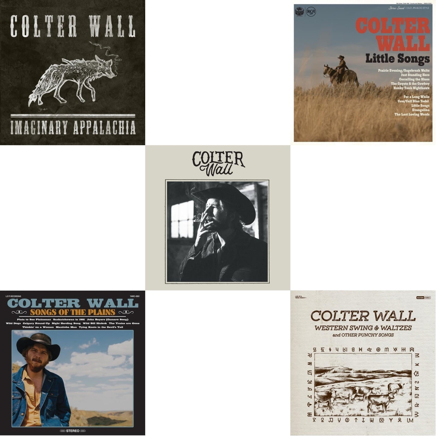 Colter Wall - Imaginary Appalachia (Red LP Vinyl) & Songs Of The Plains & Colter Wall (Red LP Vinyl) & Little Songs & Western Swing & Waltzes (Red LP Vinyl)
