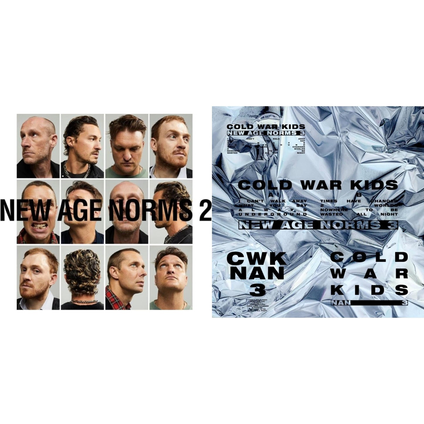 Cold War Kids - New Age Norms 3 & New Age Norms 2 - LP Vinyl Bundle