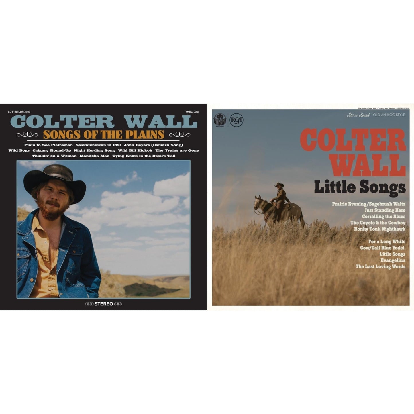 Colter Wall - Little Songs & Songs Of The Plains - LP Vinyl Bundle