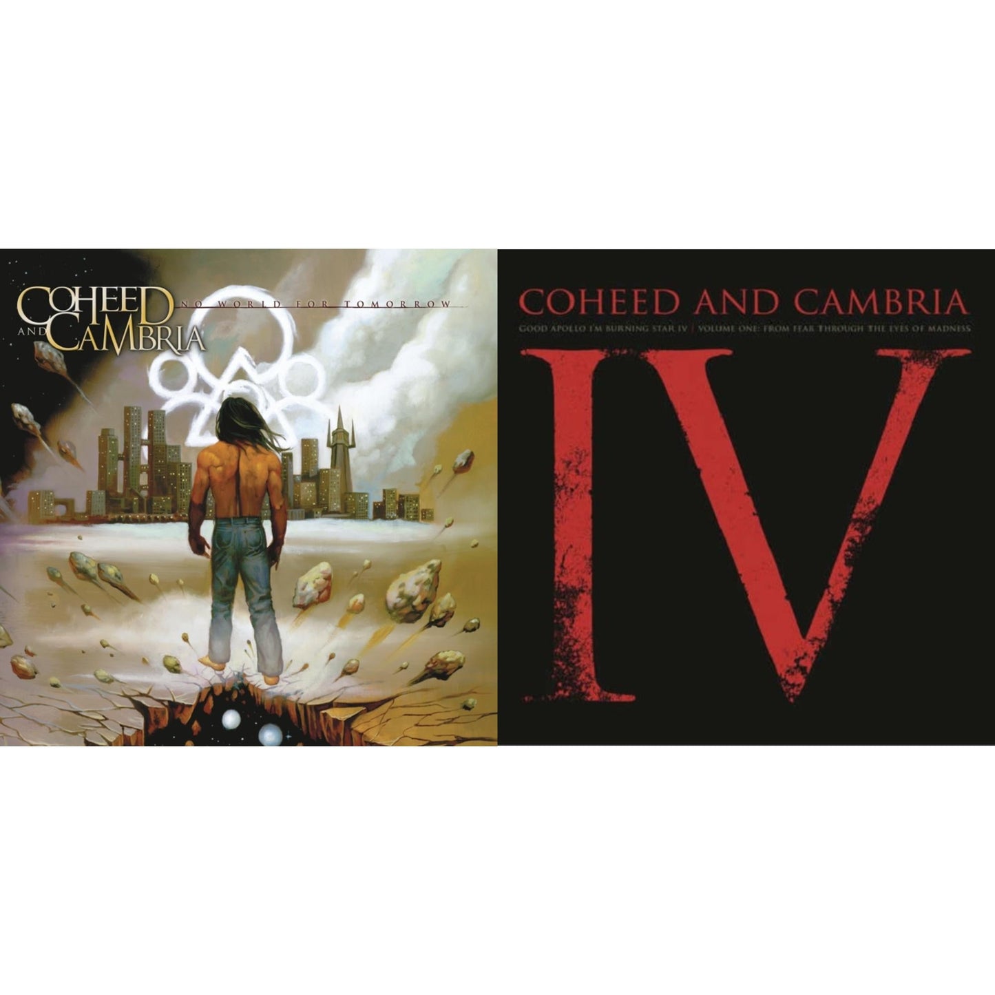 Coheed & Cambria - Good Apollo I'm Burning Star Iv, Vol. 2: No World For Tomorrow (2LP/180G) & Good Apollo I'm Burning Star Iv Vol.1: From Fear Through The Eyes Of Madness (2LP/150G/Dlcard)