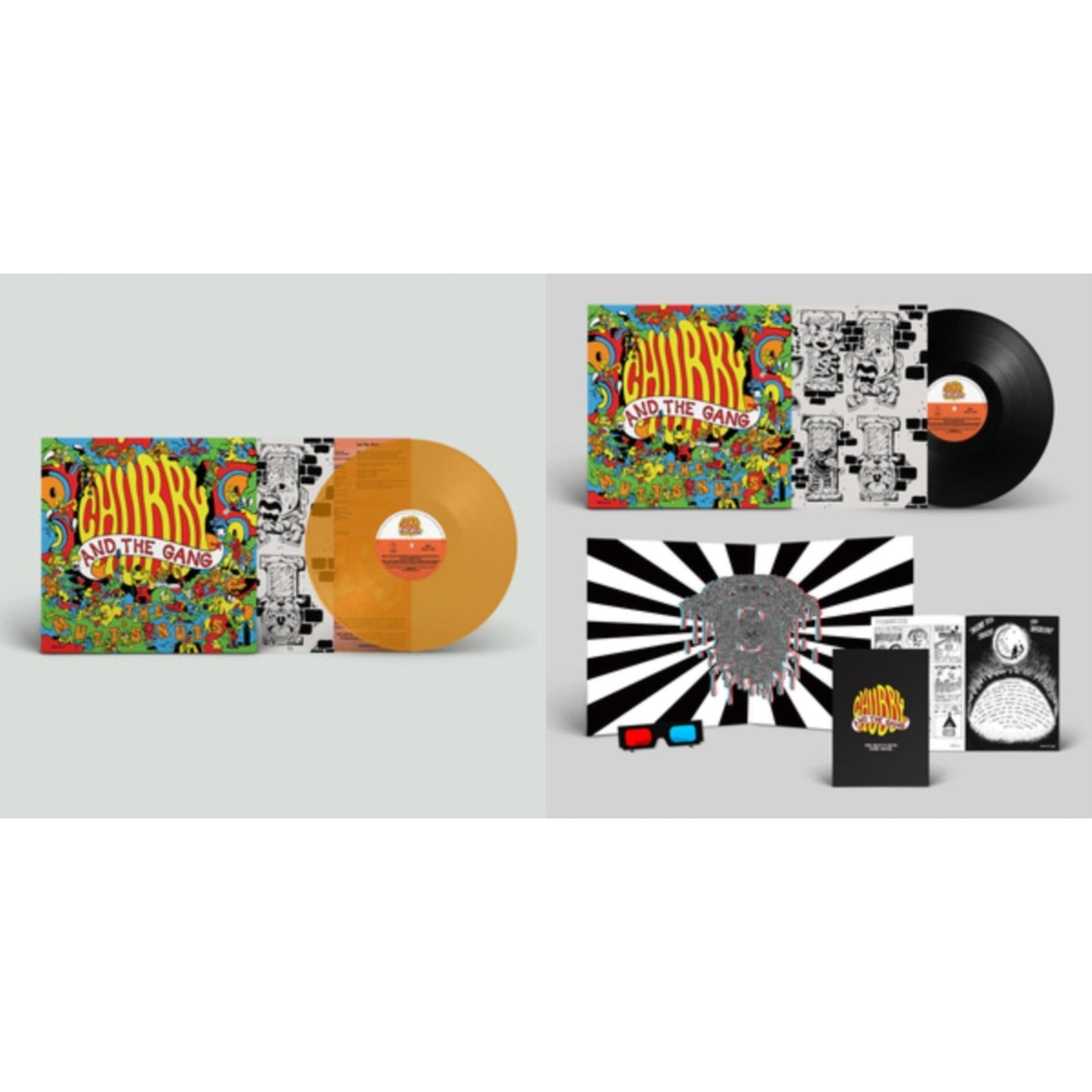 Chubby & The Gang - Mutt's Nuts (Deluxe) & Mutt's Nuts (Translucent Orange LP Vinyl)
