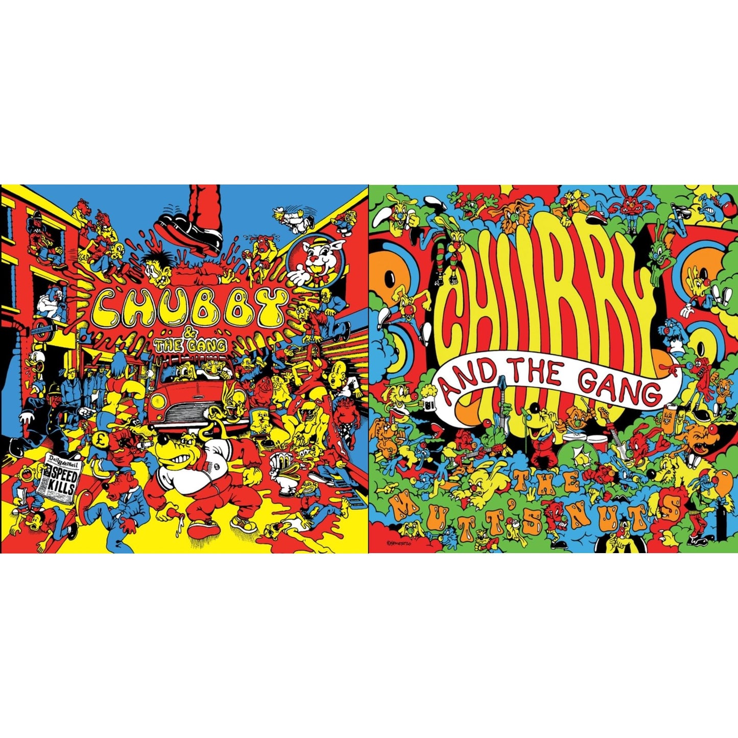 Chubby & The Gang - Speed Kills & Mutt's Nuts - LP Vinyl Bundle