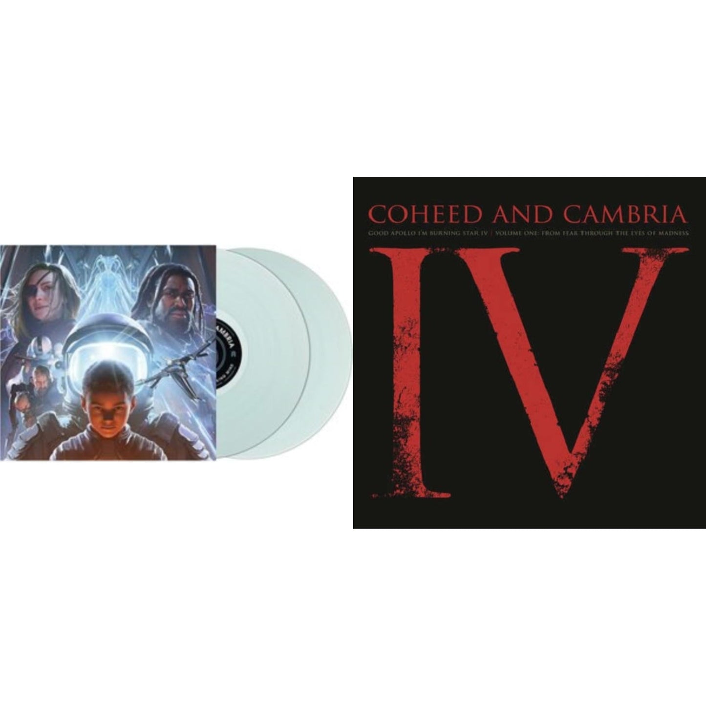 Coheed & Cambria - Vaxis Ii: A Window Of The Waking Mind (Transparent Electric Blue Vinyl/2LP) & Good Apollo I'm Burning Star Iv Vol.1: From Fear Through The Eyes Of Madness (2LP/150G/Dlcard)