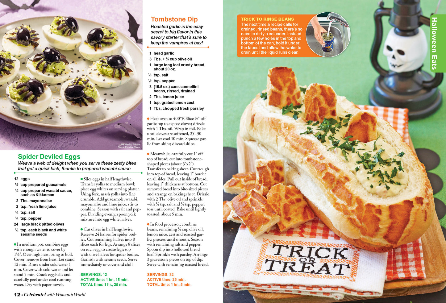 Celebrate with Woman's World - Halloween Treats: 109 Recipes, Cocktails, Snacks, Dinner, Cakes, Minis, Cupcakes, + Delicious Thanksgiving Ideas