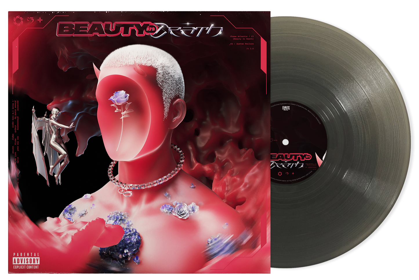Chase Atlantic ‘Beauty In Death’ LP (Limited Edition – Only 500 Made, Black Ice Vinyl) Vinyl Record
