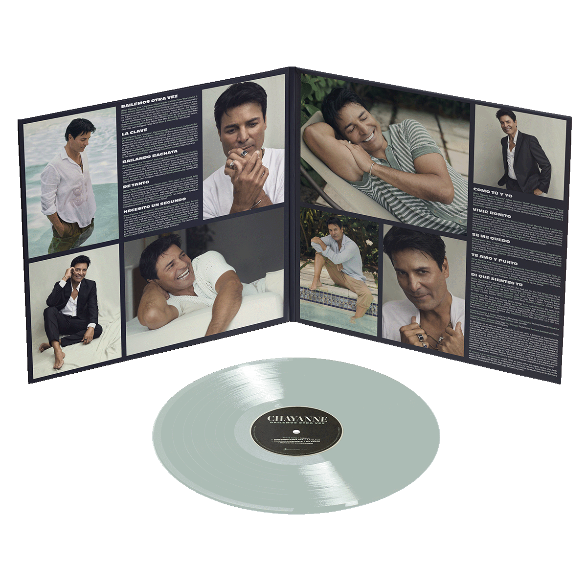Chayanne - Bailemos Otra Vez Vinyl Record LP (Coke Bottle Clear)
