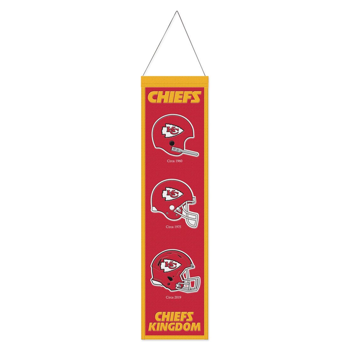 Kansas City Chiefs 8" x 32" Wool Banner