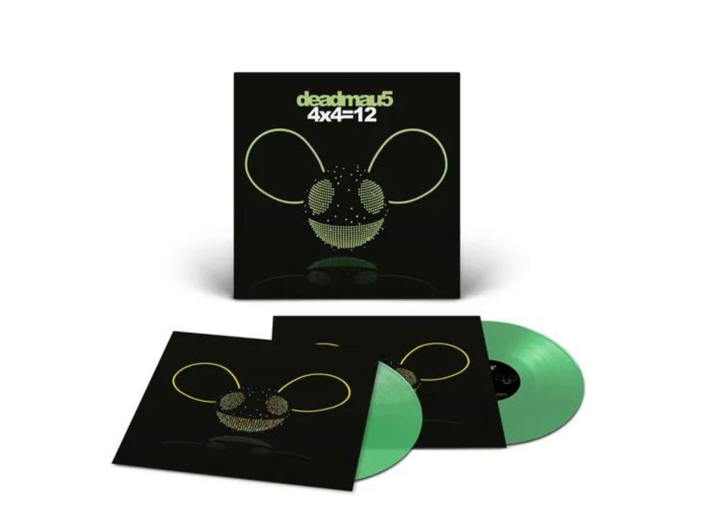 Deadmau5 - 4X4=12 (Limited Edition Transparent Green Colored 2x Vinyl) Vinyl Record