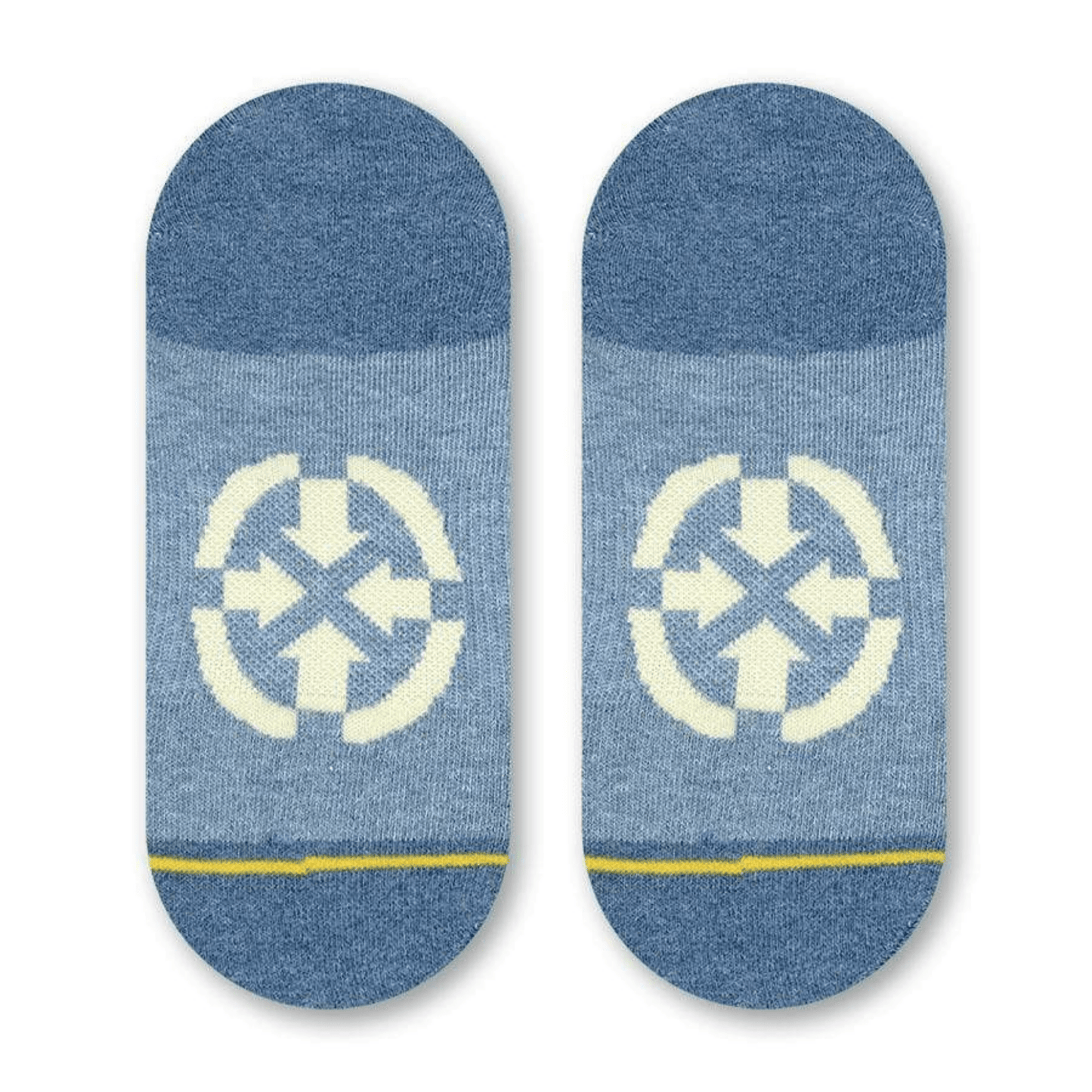 Midnight Orchid Plant Based Dye Adult No Show Socks