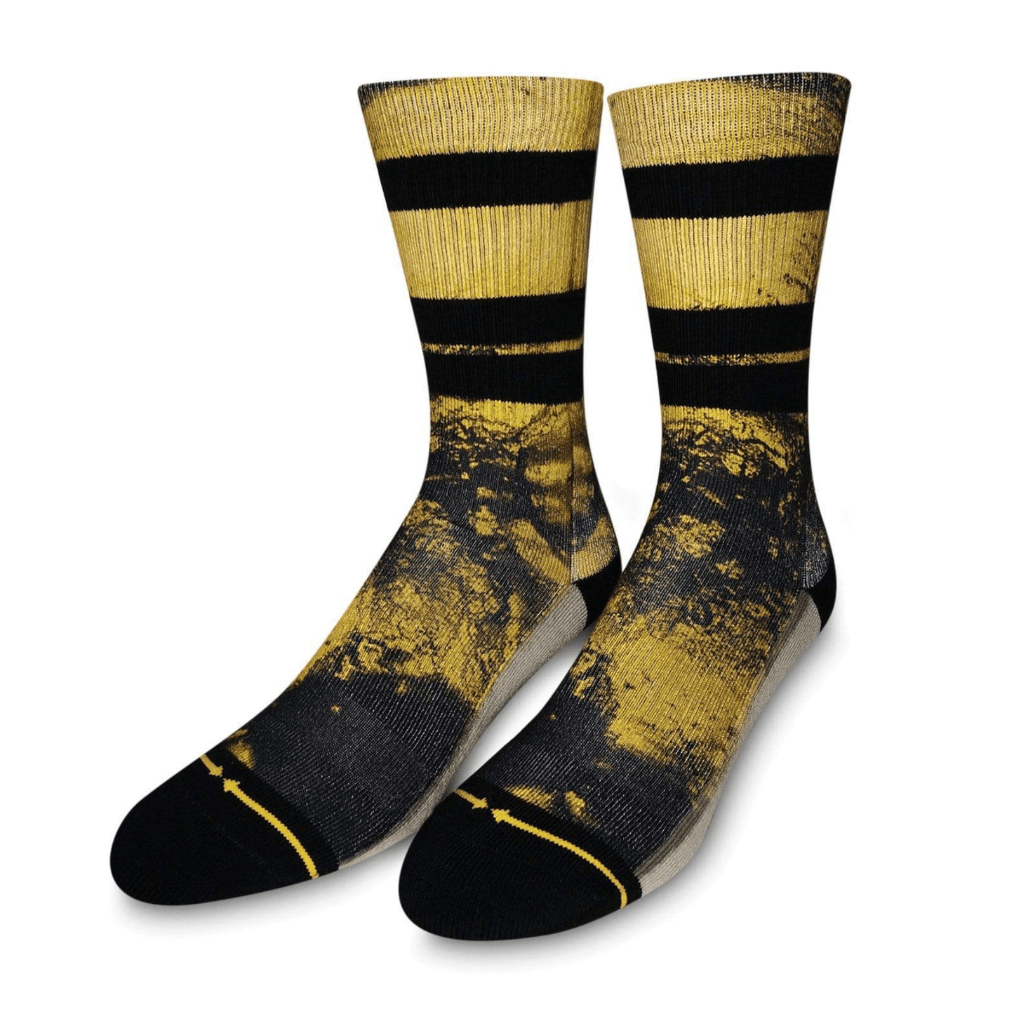 Tentacles Gold Adult Crew Socks