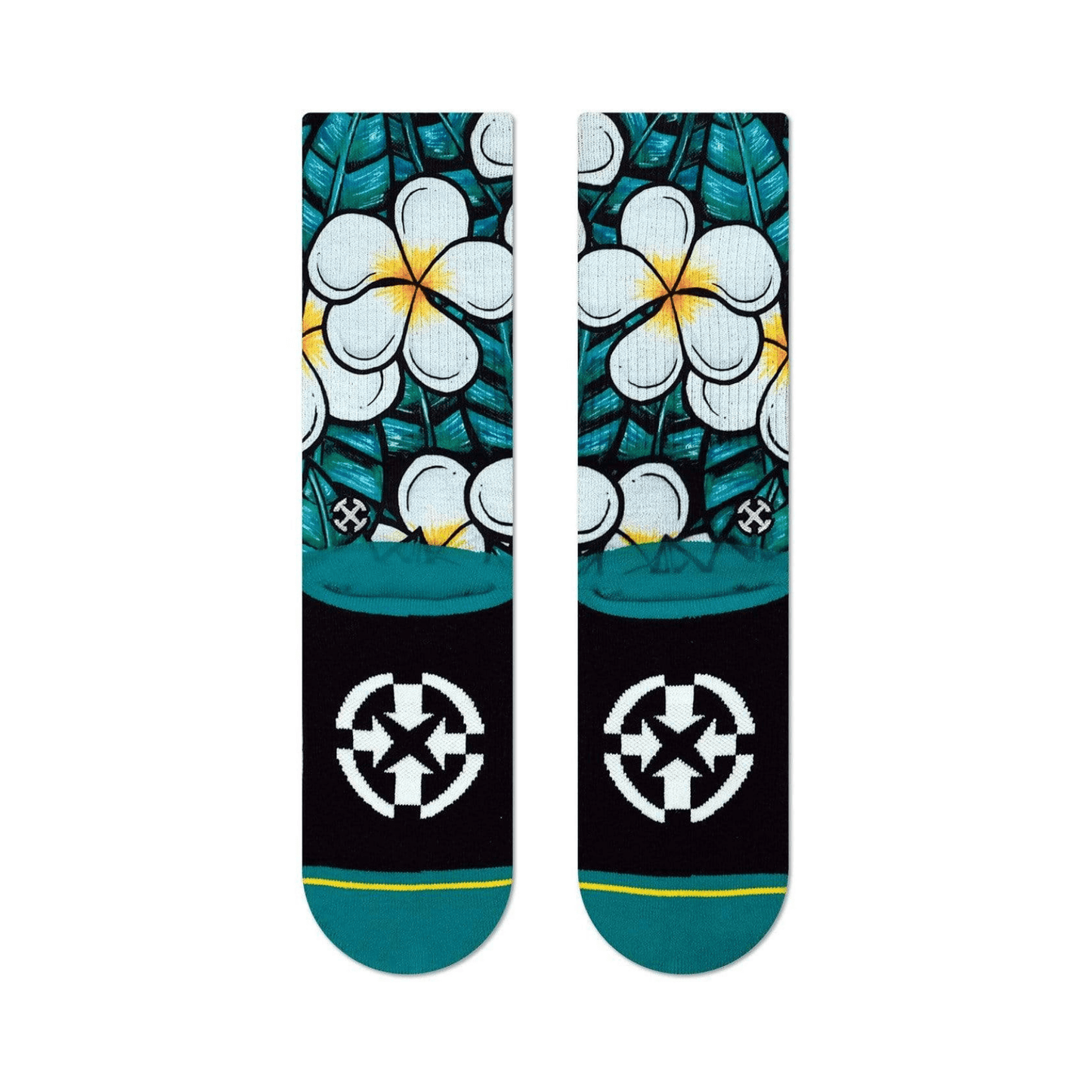 Flowers Adult Crew Socks Art By Kaia Myall