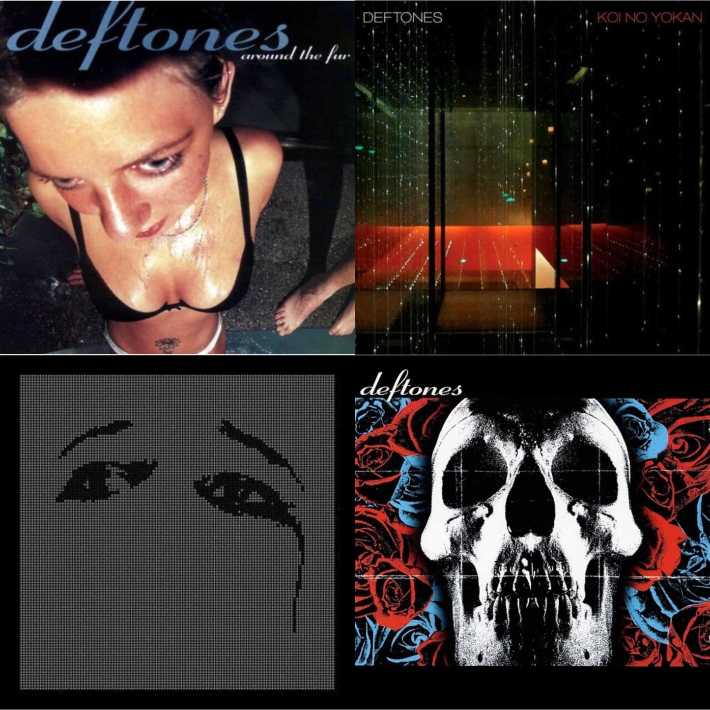 Deftones - Deftones & Ohms & Koi No Yokan & Around The Fur (180G) - LP Vinyl Bundle