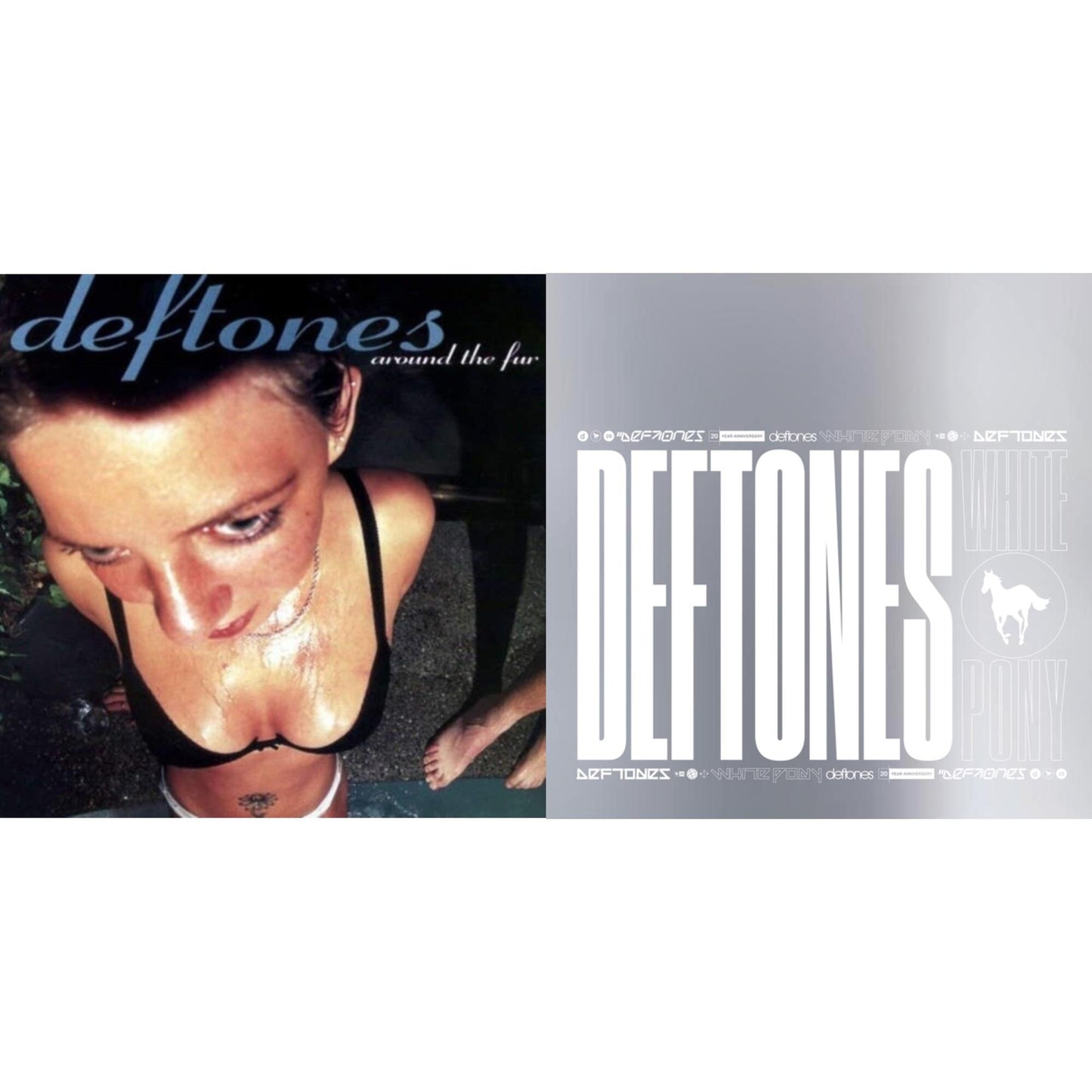 Deftones - White Pony (X) (20Th Anniversary Deluxe Edition/Super Deluxe) & Around The Fur (180G) - LP Vinyl Bundle