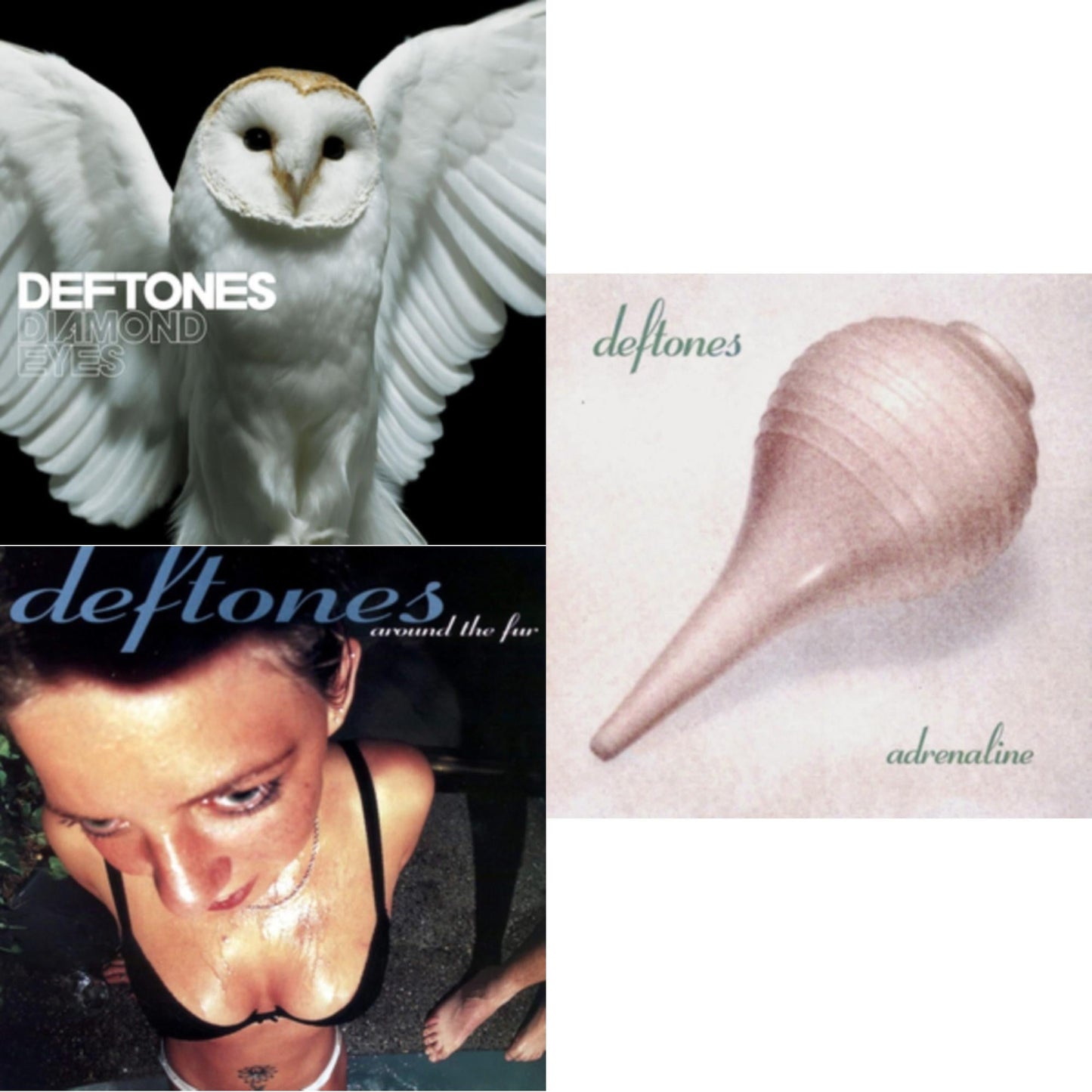 Deftones - Adrenaline & Around The Fur & Diamond Eyes - CD Bundle