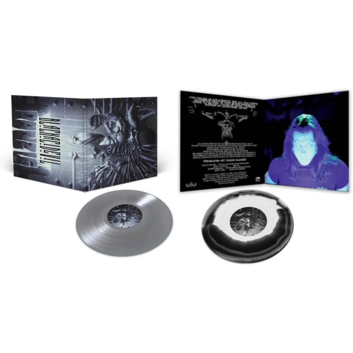 Danzig - Danzig 5: Blackacidevil (Silver LP Vinyl) & Danzig 5: Blackacidevil (Black & White Haze LP Vinyl)