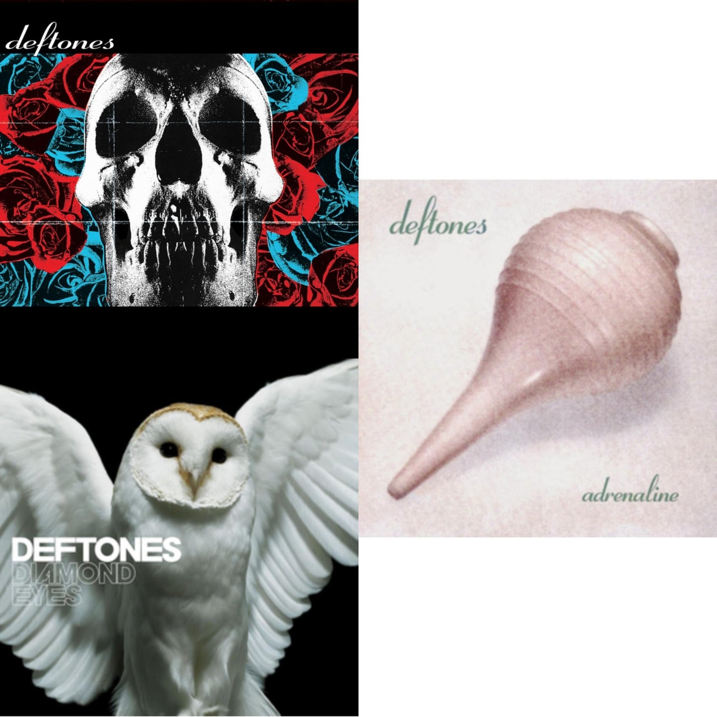 Deftones - Deftones (X) (20Th Anniversary/Ruby Red LP Vinyl) & Adrenaline & Diamond Eyes