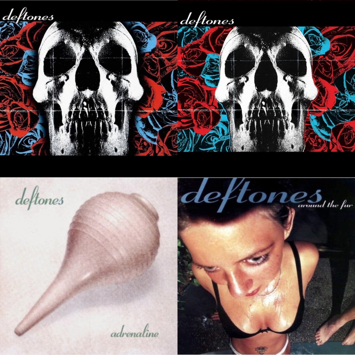 Deftones - Deftones & Deftones (X) (20Th Anniversary/Ruby Red LP Vinyl) & Around The Fur (180G) & Adrenaline