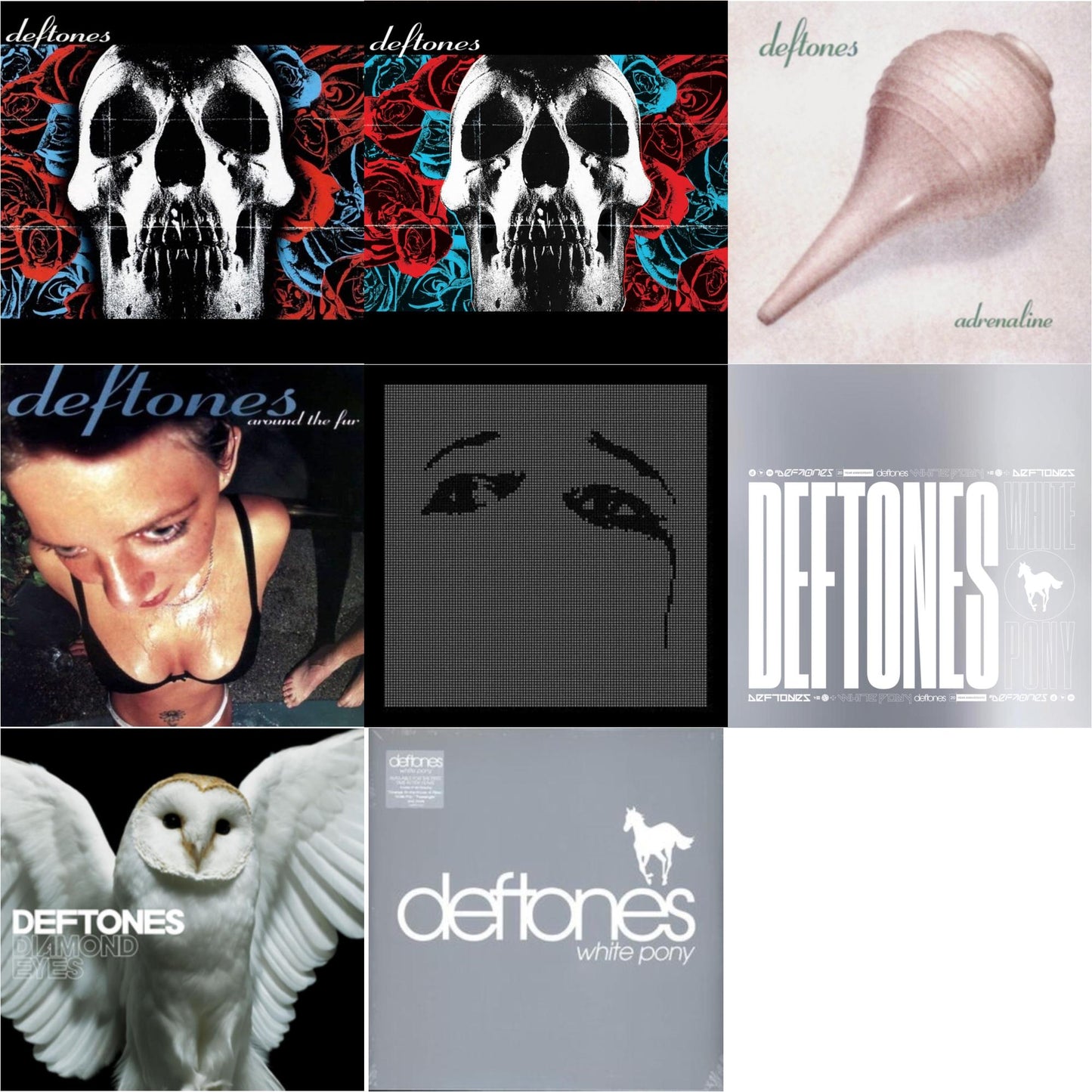 Deftones - Deftones & Deftones (X) (20Th Anniversary/Ruby Red LP Vinyl) & Ohms & White Pony (X) (20Th Anniversary Deluxe Edition/Super Deluxe) & Around The Fur (180G) & Adrenaline & White Pony & Diamond Eyes