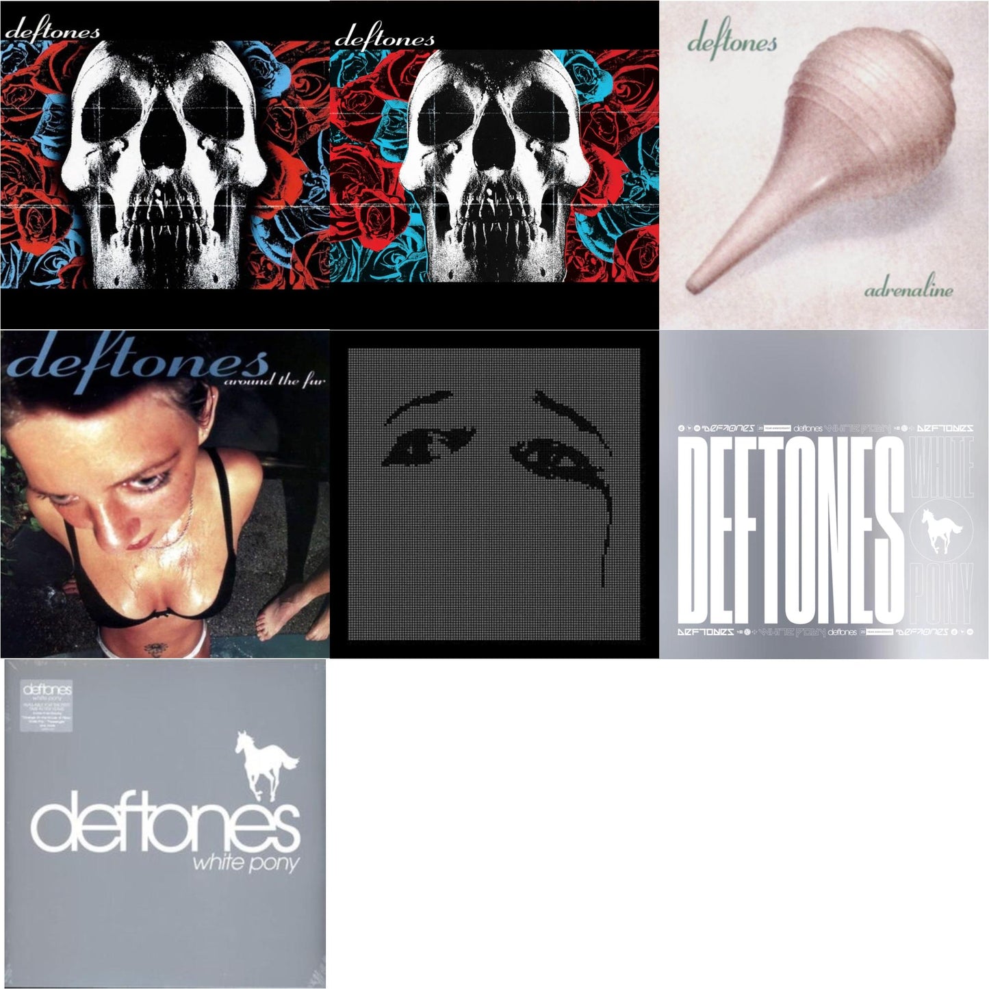 Deftones - Deftones & Deftones (X) (20Th Anniversary/Ruby Red LP Vinyl) & Ohms & White Pony (X) (20Th Anniversary Deluxe Edition/Super Deluxe) & Around The Fur (180G) & Adrenaline & White Pony