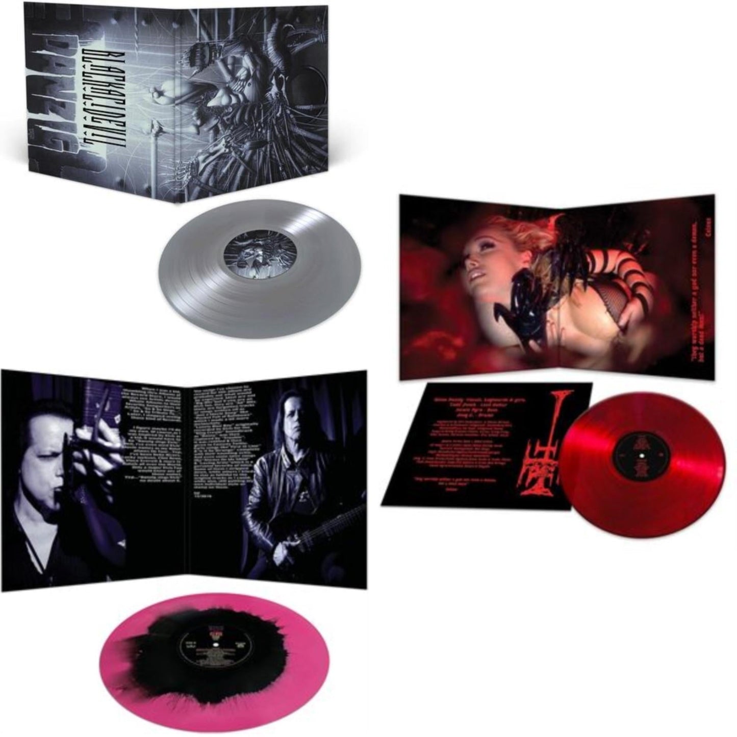 Danzig - Danzig 5: Blackacidevil (Silver LP Vinyl) & Sings Elvis (Pink & Black Haze LP Vinyl) & 777: I Luciferi (Red LP Vinyl)