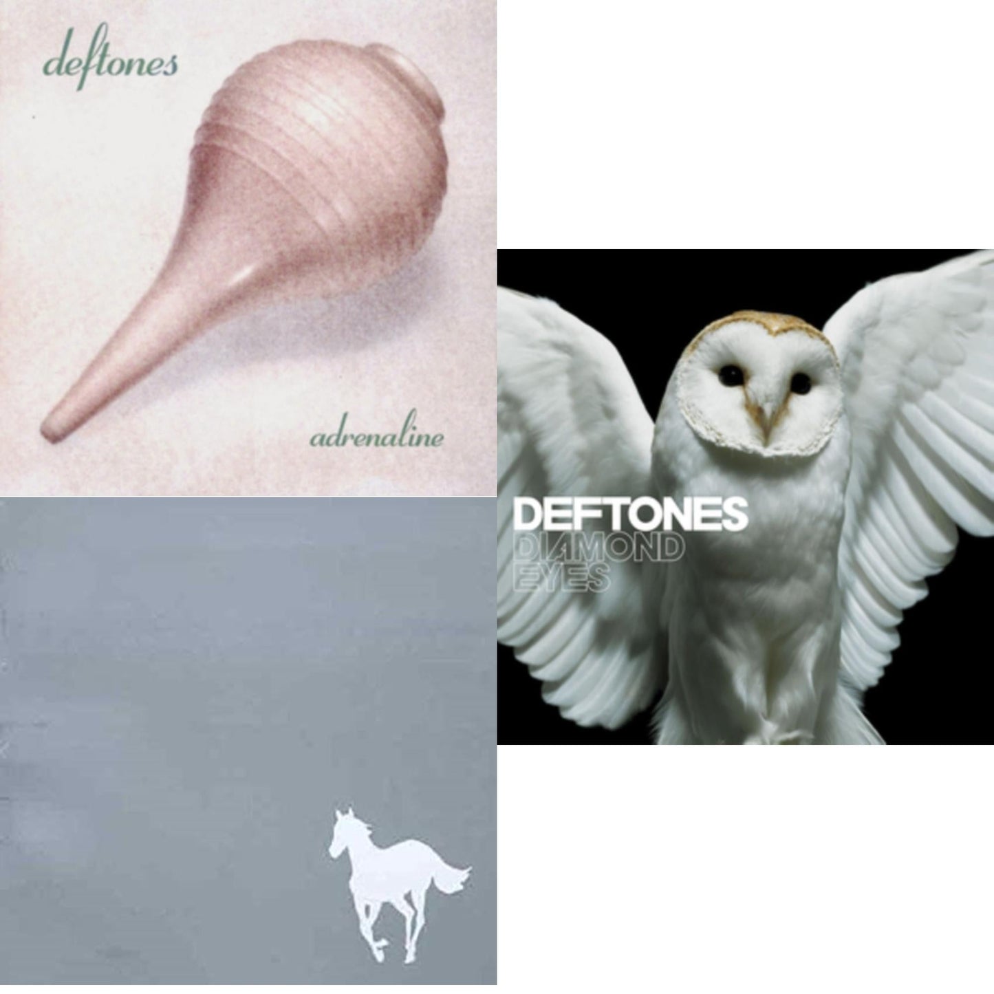 Deftones - Adrenaline & White Pony & Diamond Eyes - CD Bundle