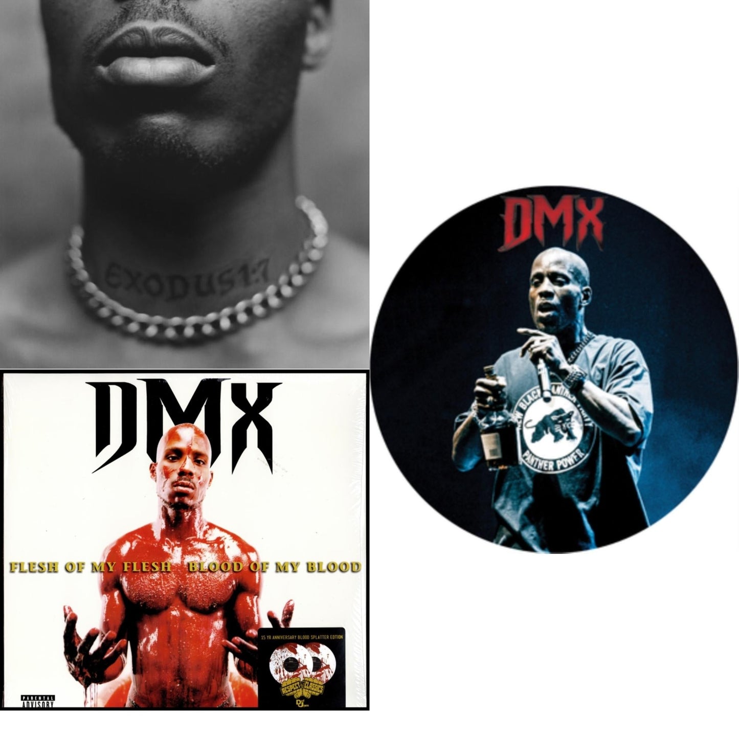 Dmx - Exodus (X) & Flesh Of My Fleshblood Of My Blood & Greatest - LP Vinyl Bundle