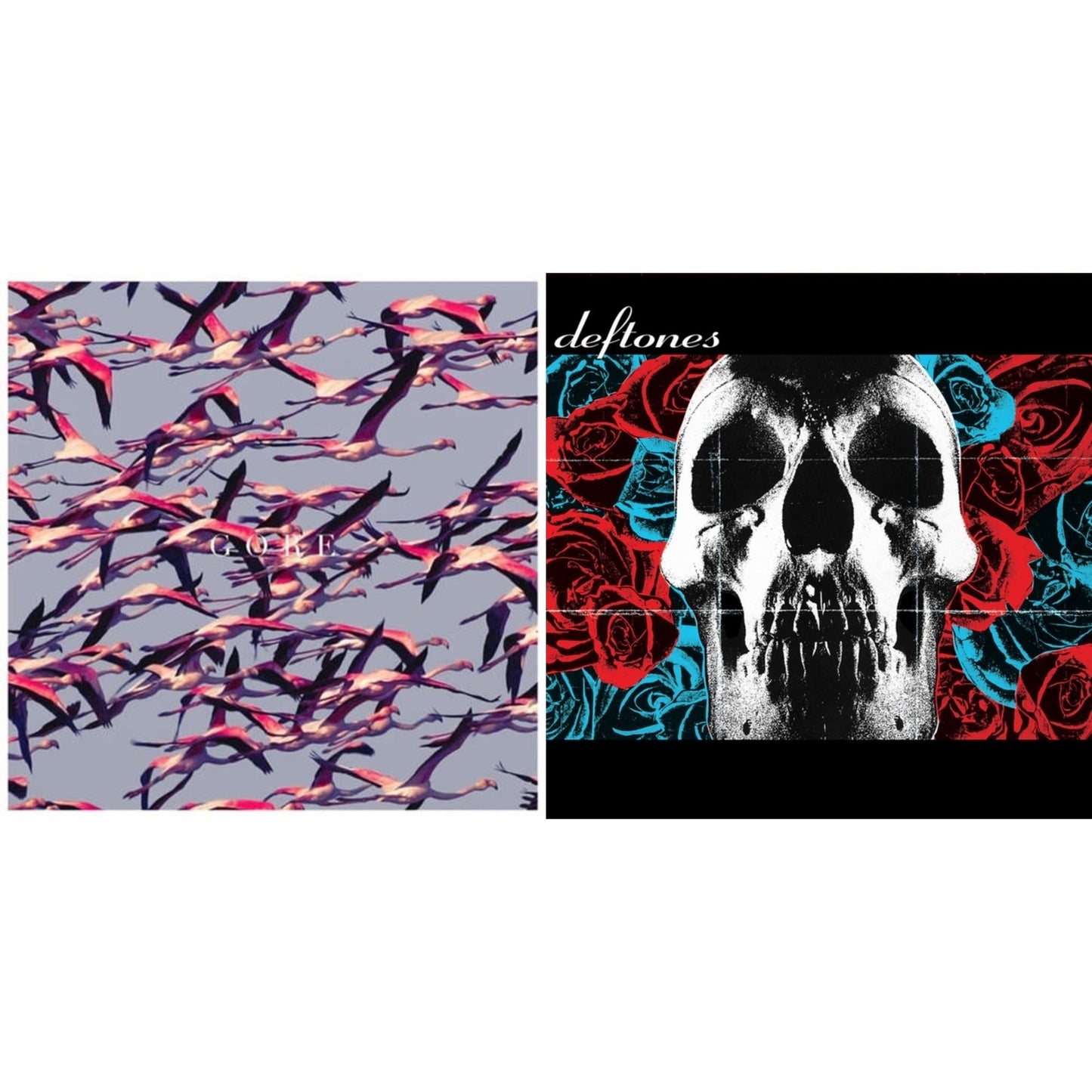 Deftones - Gore (White LP Vinyl) & Deftones (X) (20Th Anniversary/Ruby Red LP Vinyl)