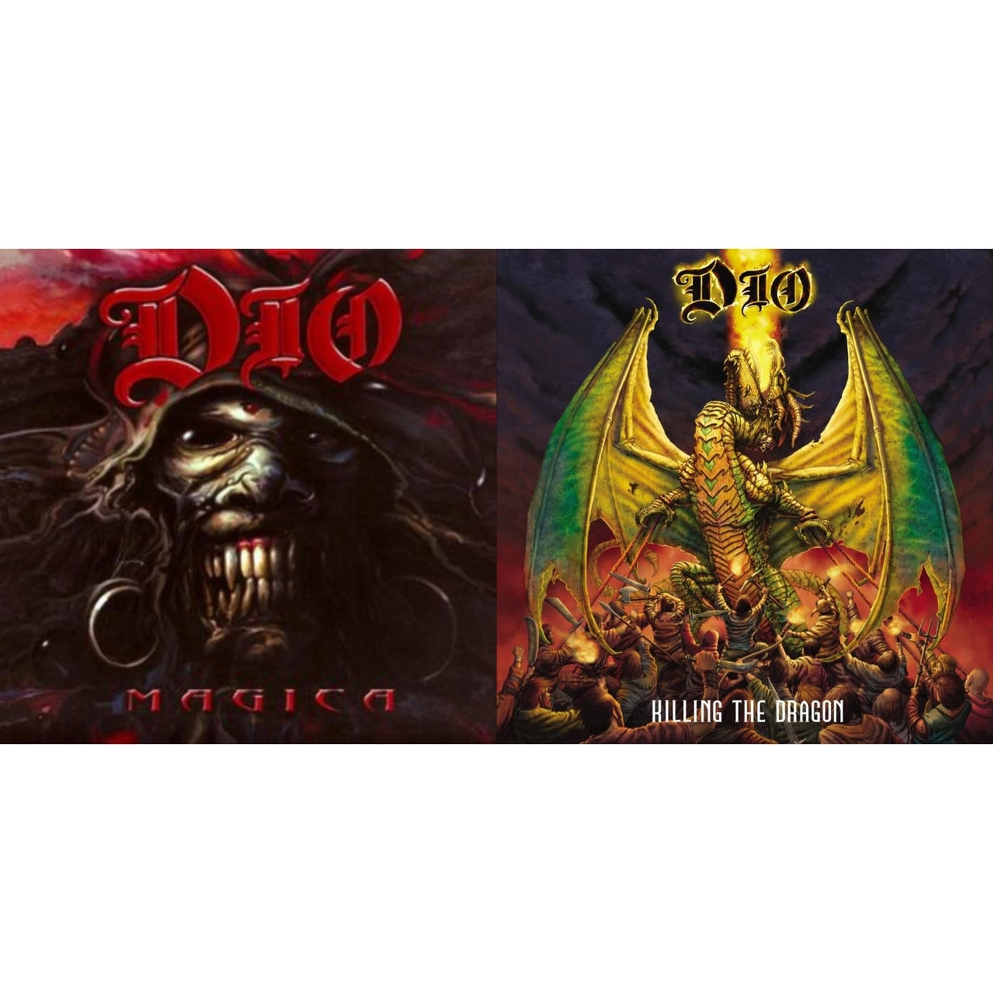 Dio - Magica & Killing The Dragon (Red & Orange Swirl LP Vinyl)