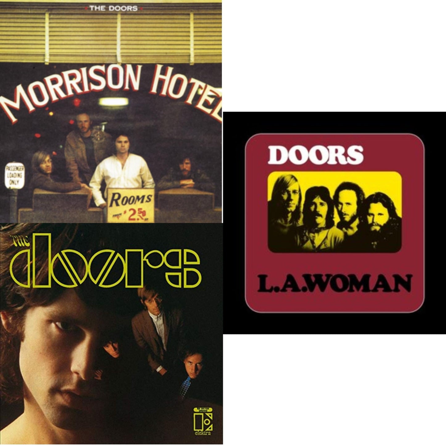 Doors - Doors & Morrison Hotel & L.A. Woman - LP Vinyl Bundle