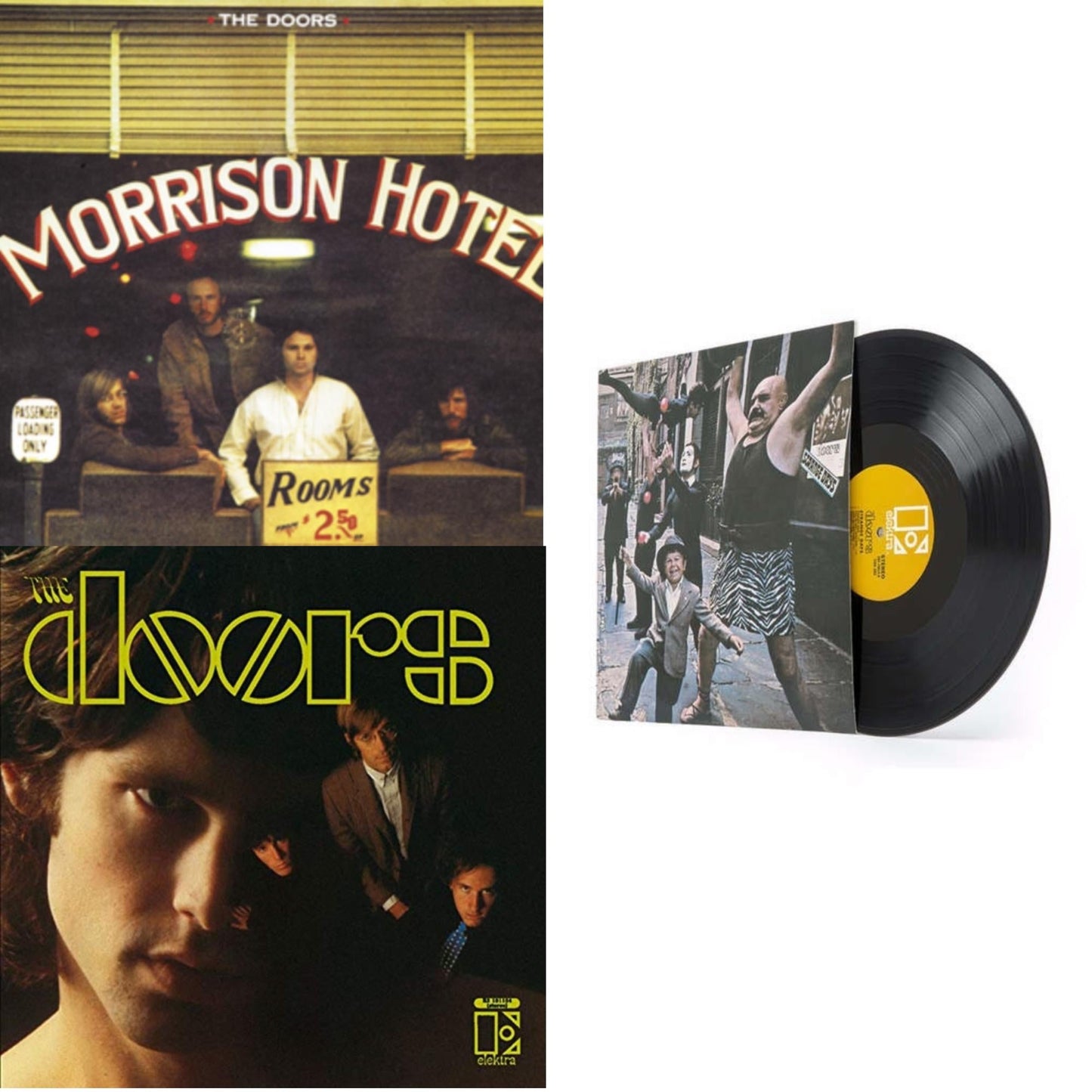 Doors - Doors & Strange Days & Morrison Hotel - LP Vinyl Bundle