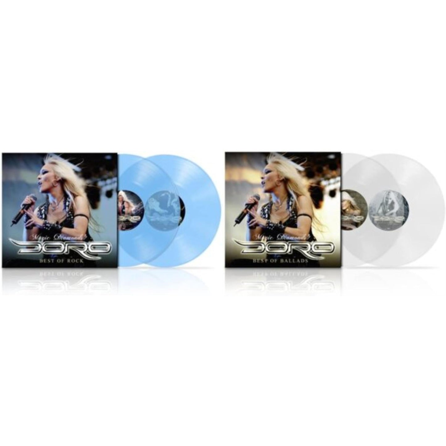 Doro - Magic Diamonds - Best Of Rock (Gatefold Jacket/Clear LP Vinyl) & Magic Diamonds - Best Of Ballads (Gatefold Jacket/Clear LP Vinyl)