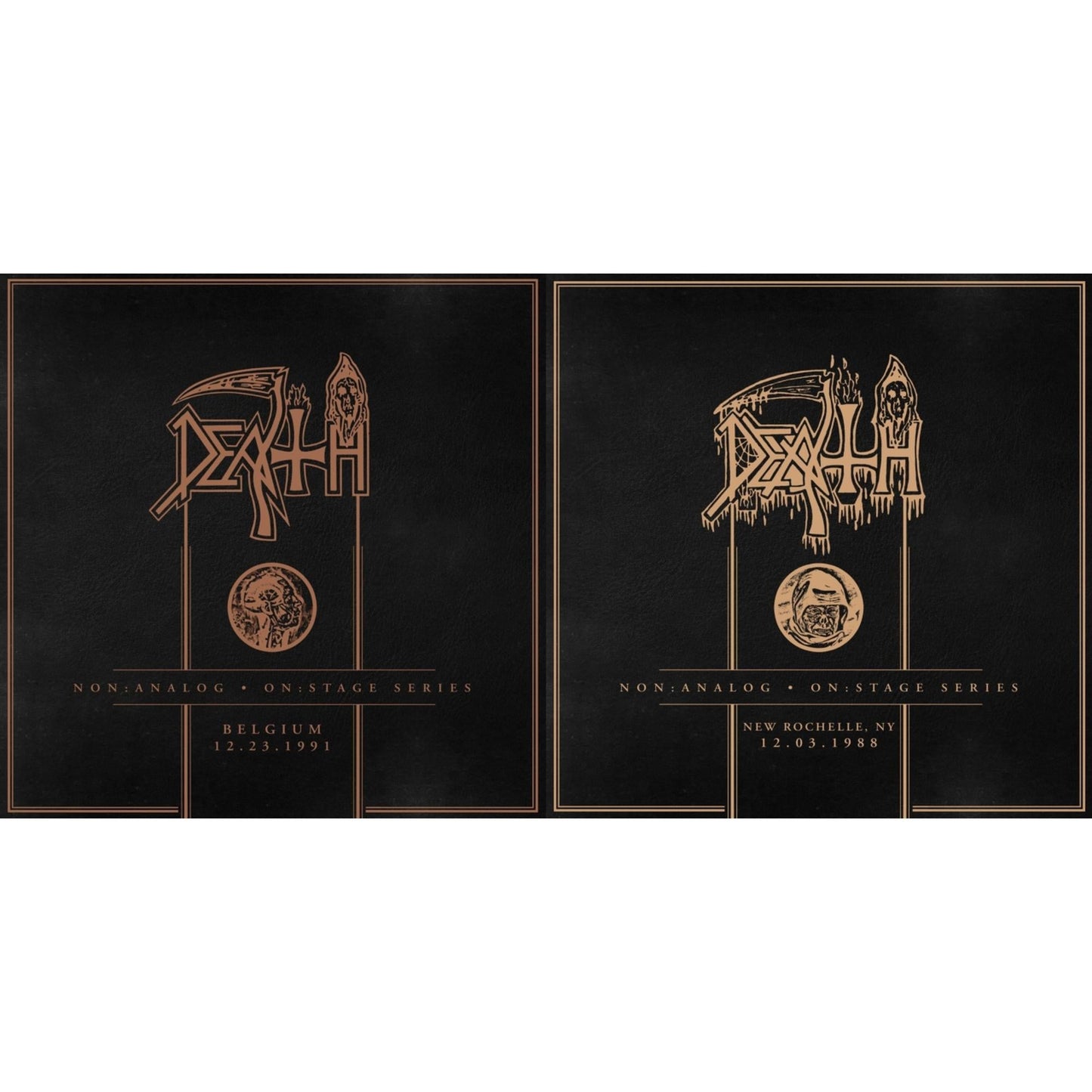 Death - Non:Analog - On:Stage Series - Belgium 12-23-1991 & Non:Analog - On:Stage Series - New Rochelle, Ny 12-03-1988 - CD Bundle