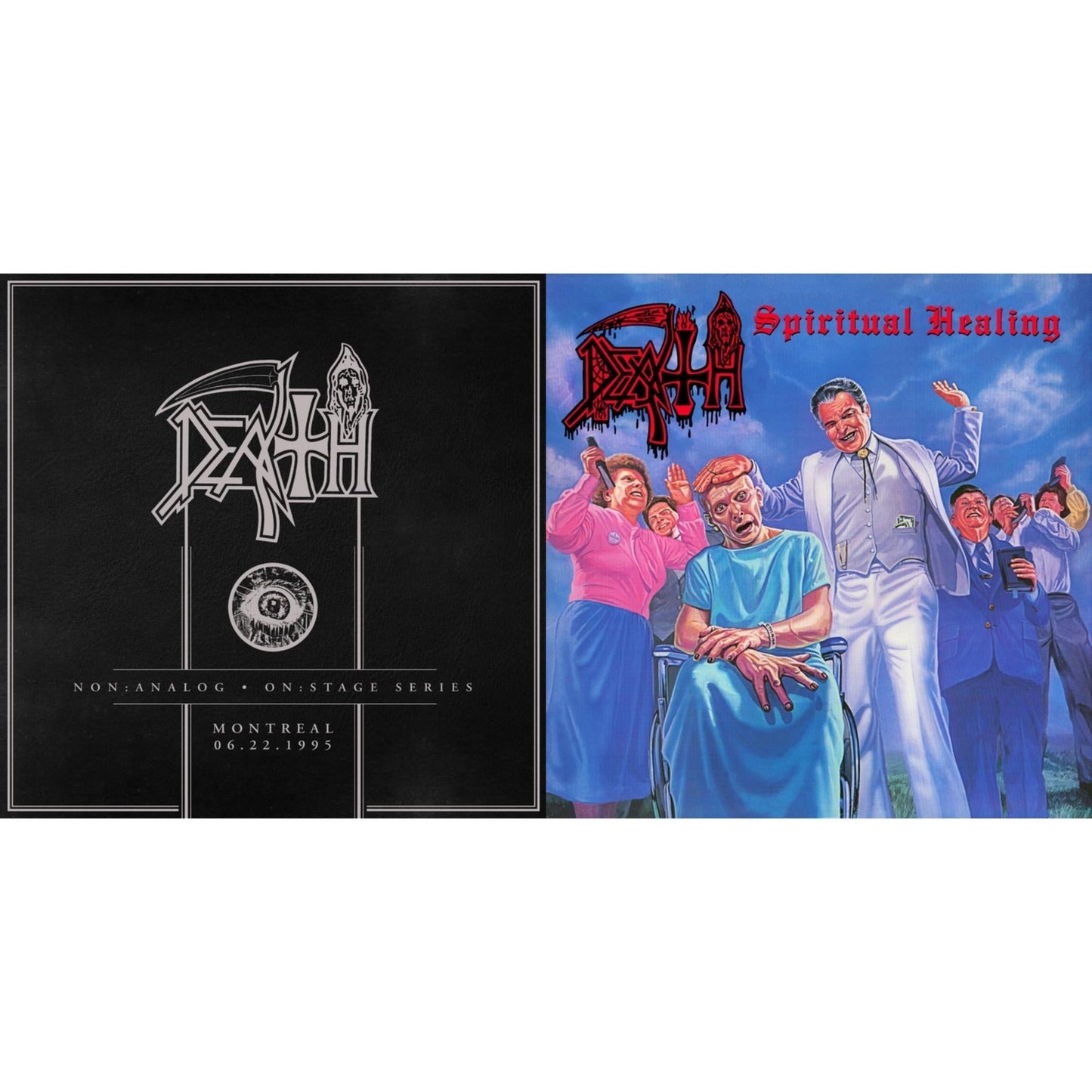 Death - Non:Analog - On:Stage Series - Montreal 06-22-1995 & Spiritual Healing - CD Bundle