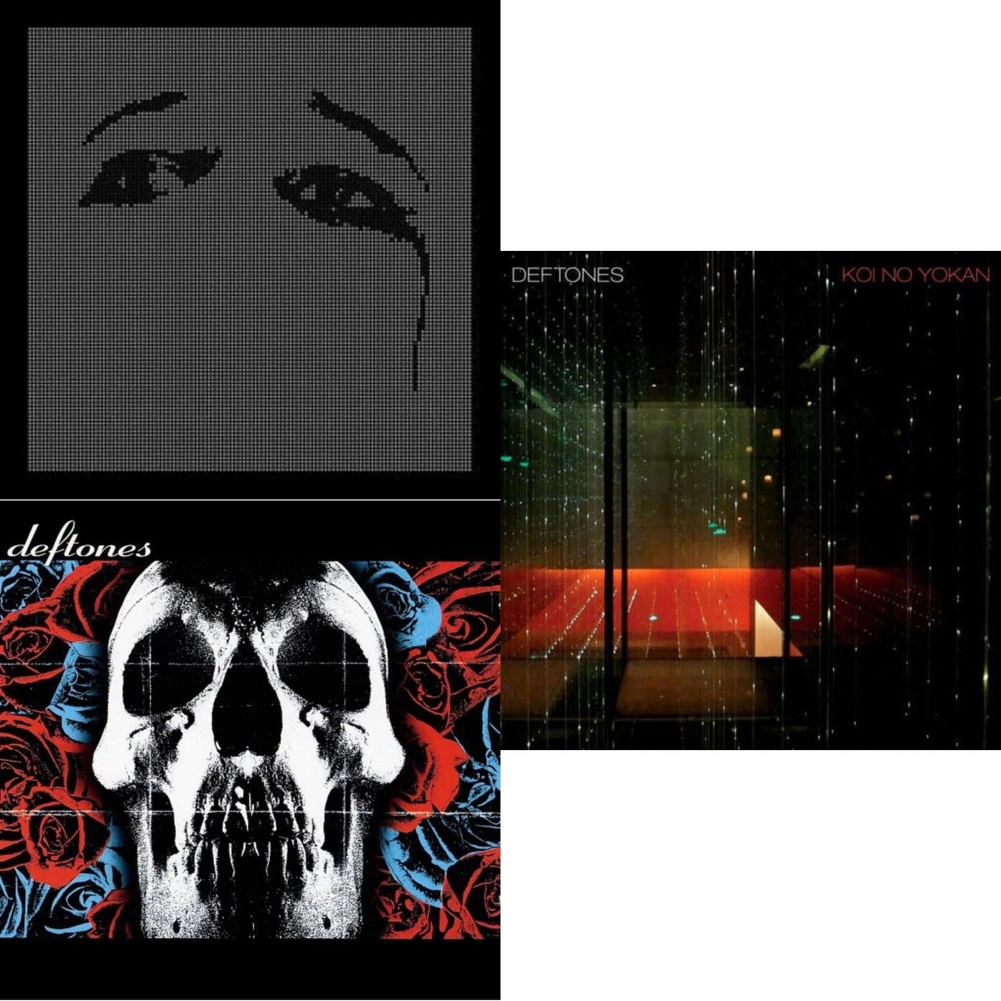 Deftones - Deftones & Ohms & Koi No Yokan - LP Vinyl Bundle