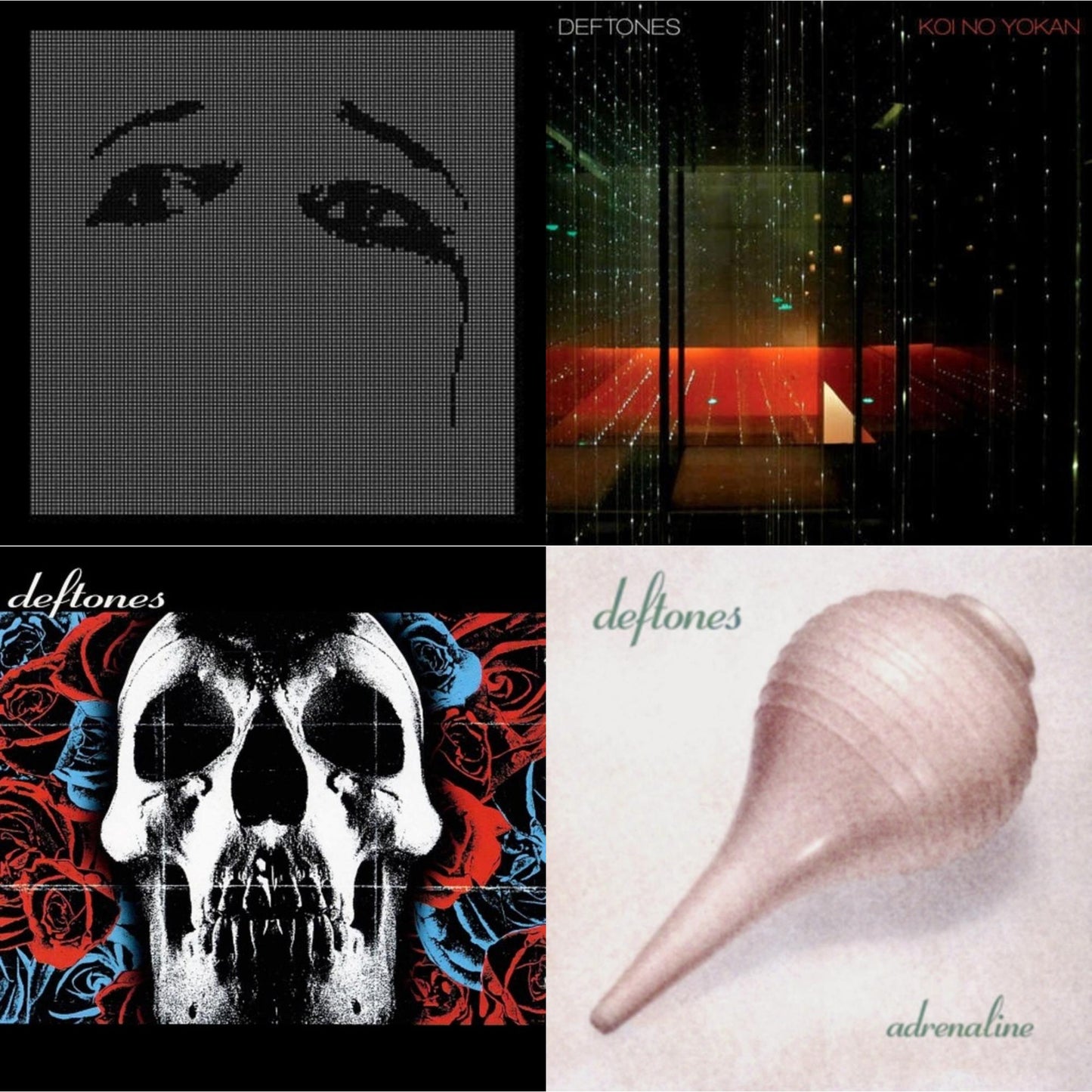 Deftones - Deftones & Ohms & Koi No Yokan & Adrenaline - LP Vinyl Bundle