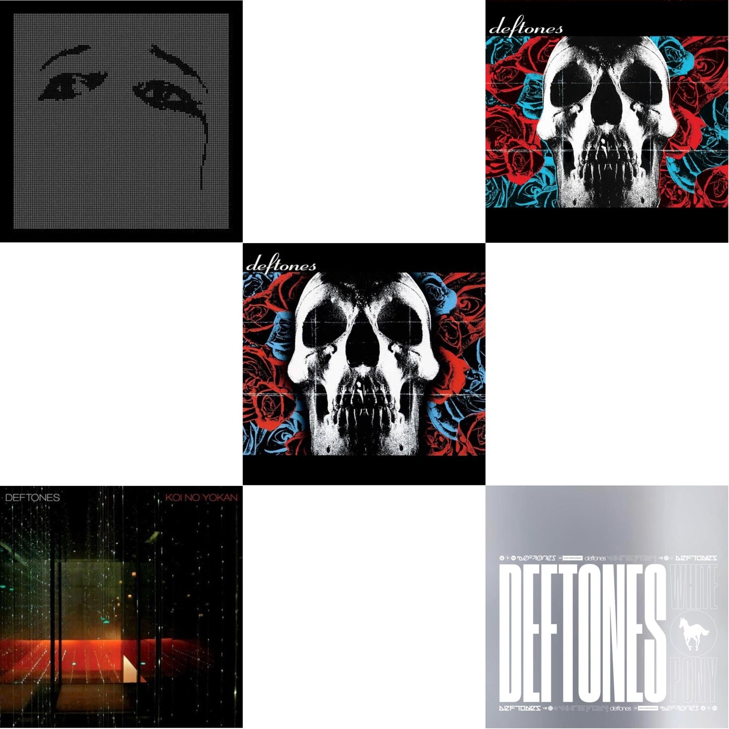Deftones - Deftones & Deftones (X) (20Th Anniversary/Ruby Red LP Vinyl) & Ohms & White Pony (X) (20Th Anniversary Deluxe Edition/Super Deluxe) & Koi No Yokan