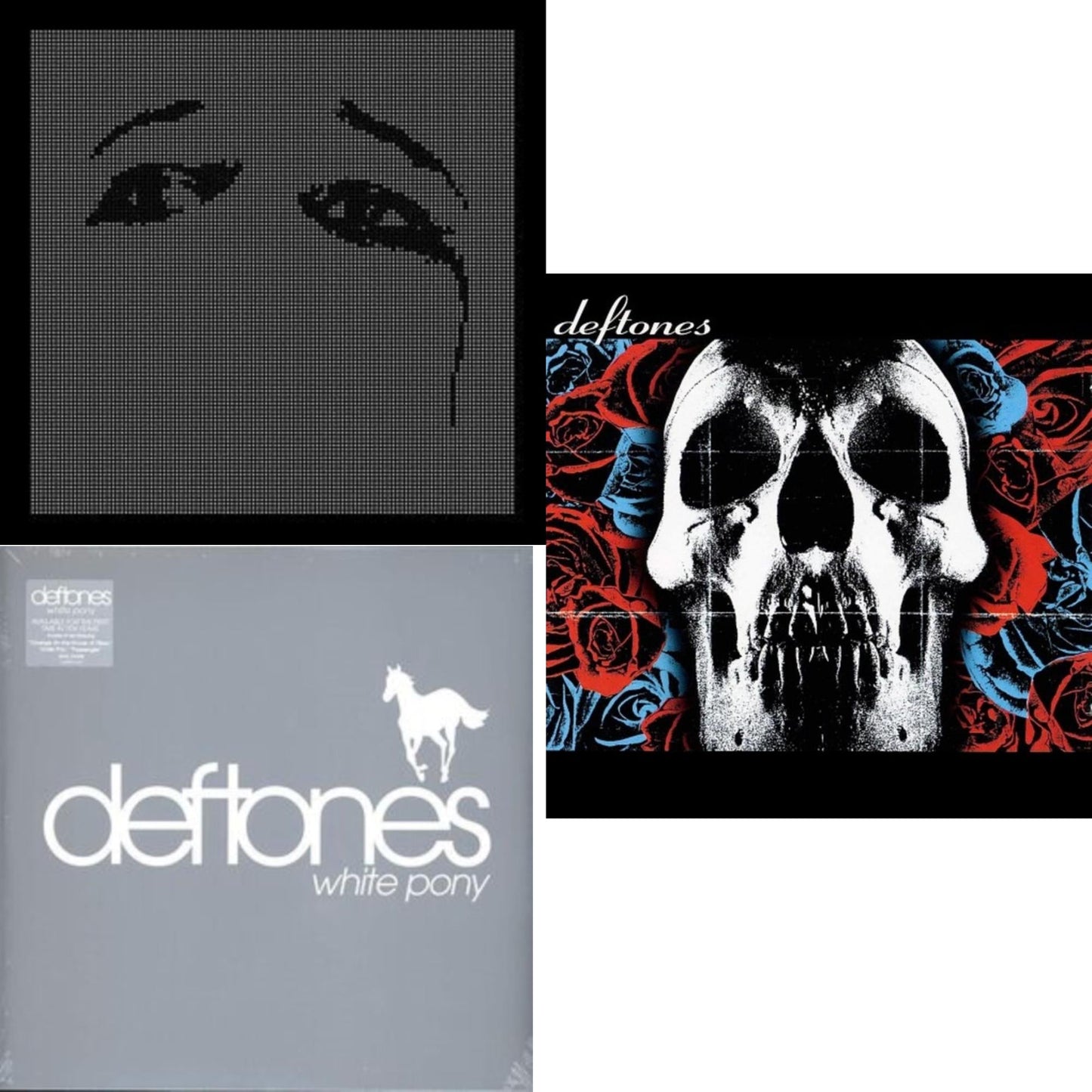 Deftones - Deftones & Ohms & White Pony - LP Vinyl Bundle