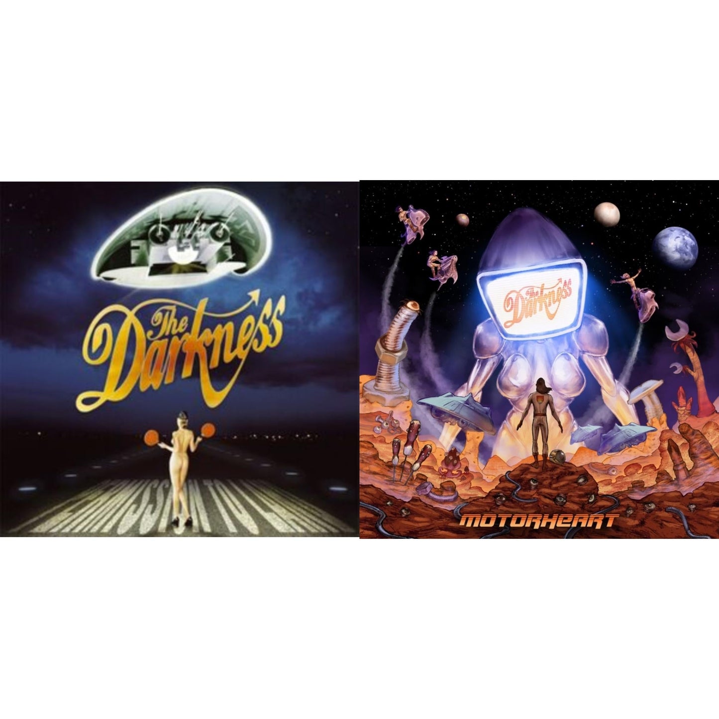 Darkness - Permission To Land & Motorheart - LP Vinyl Bundle