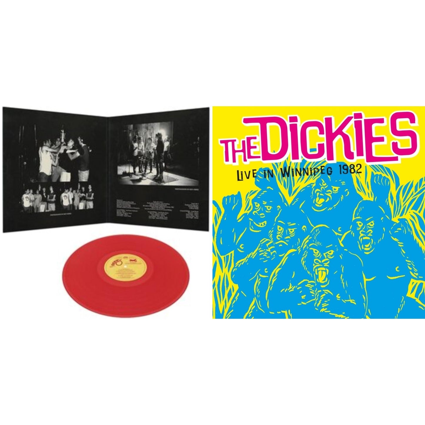 Dickies - Live In Winnipeg 1982 & Stukas Over Disneyland (Red LP Vinyl)