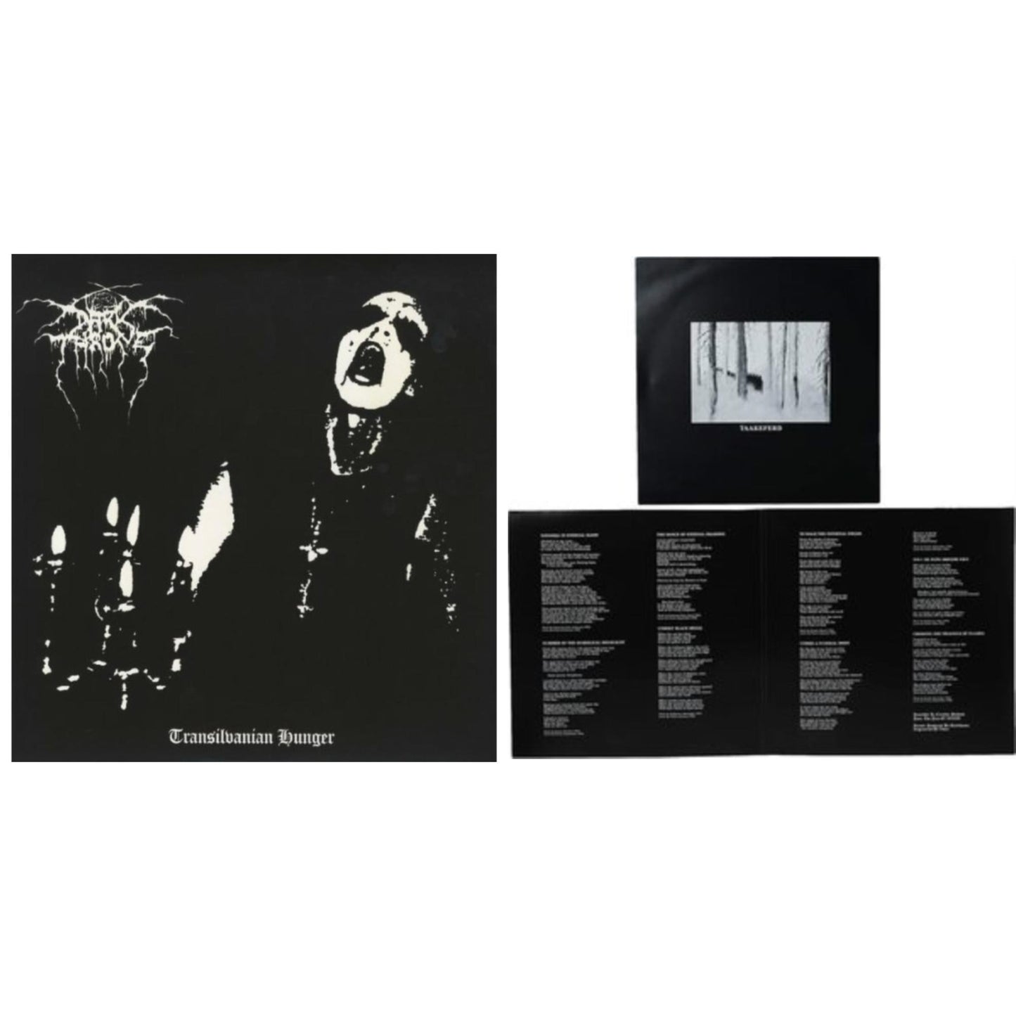 Darkthrone - Under A Funeral Moon & Transilvanian Hunger - LP Vinyl Bundle