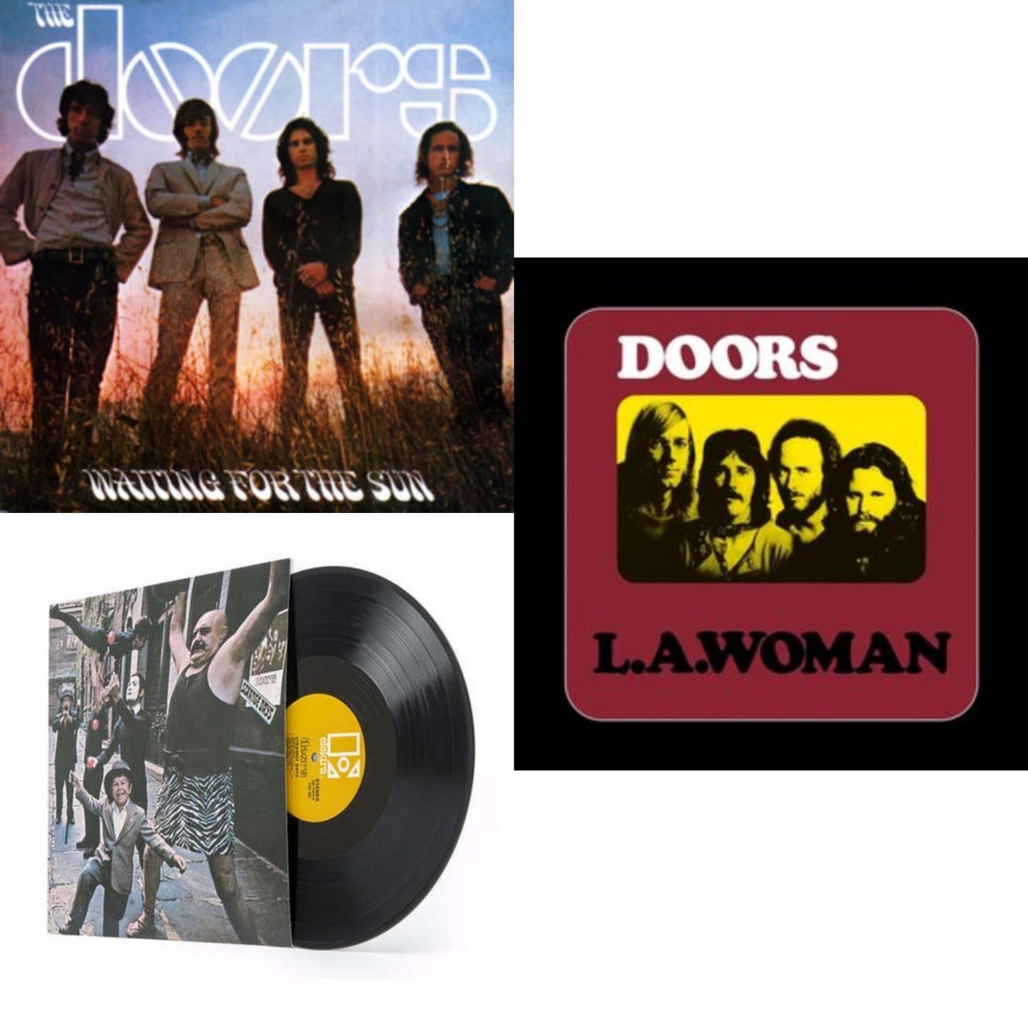 Doors - Waiting For The Sun & Strange Days & L.A. Woman - LP Vinyl Bundle