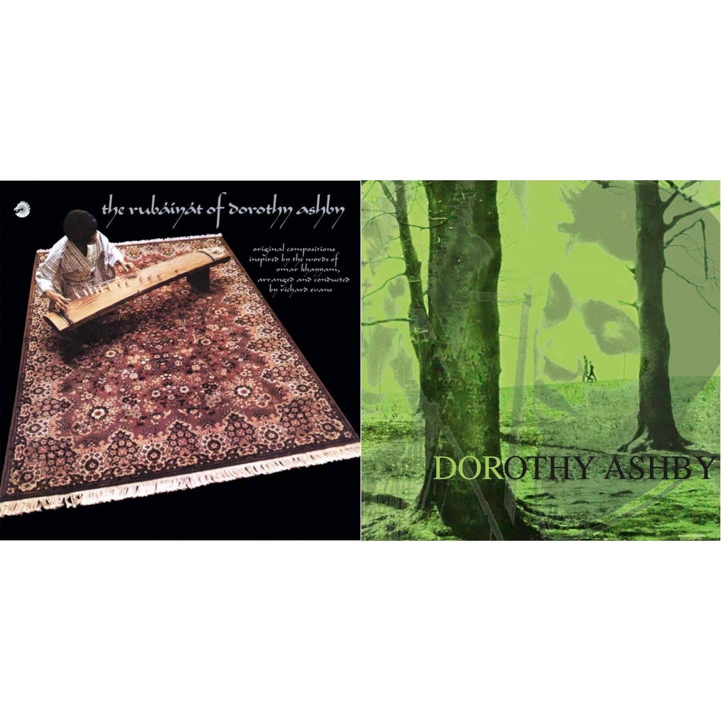 Dorothy Ashby - Rubaiyat Of Dorothy Ashby & Hip Harp / On A Minor Groove - LP Vinyl Bundle