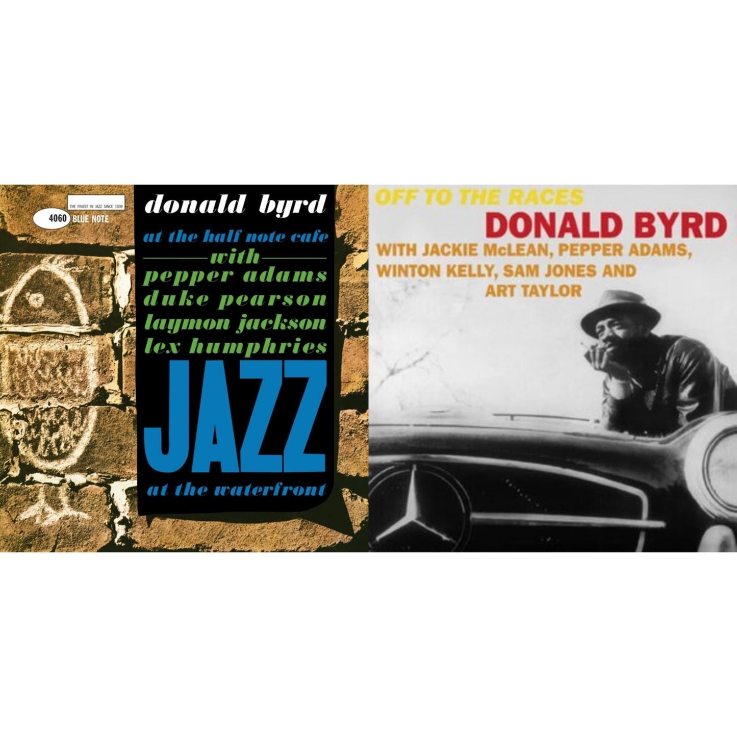 Donald Byrd - At The Half Note Café, Vol.1 (Blue Note Tone Poet Series) & Off To The Races - LP Vinyl Bundle