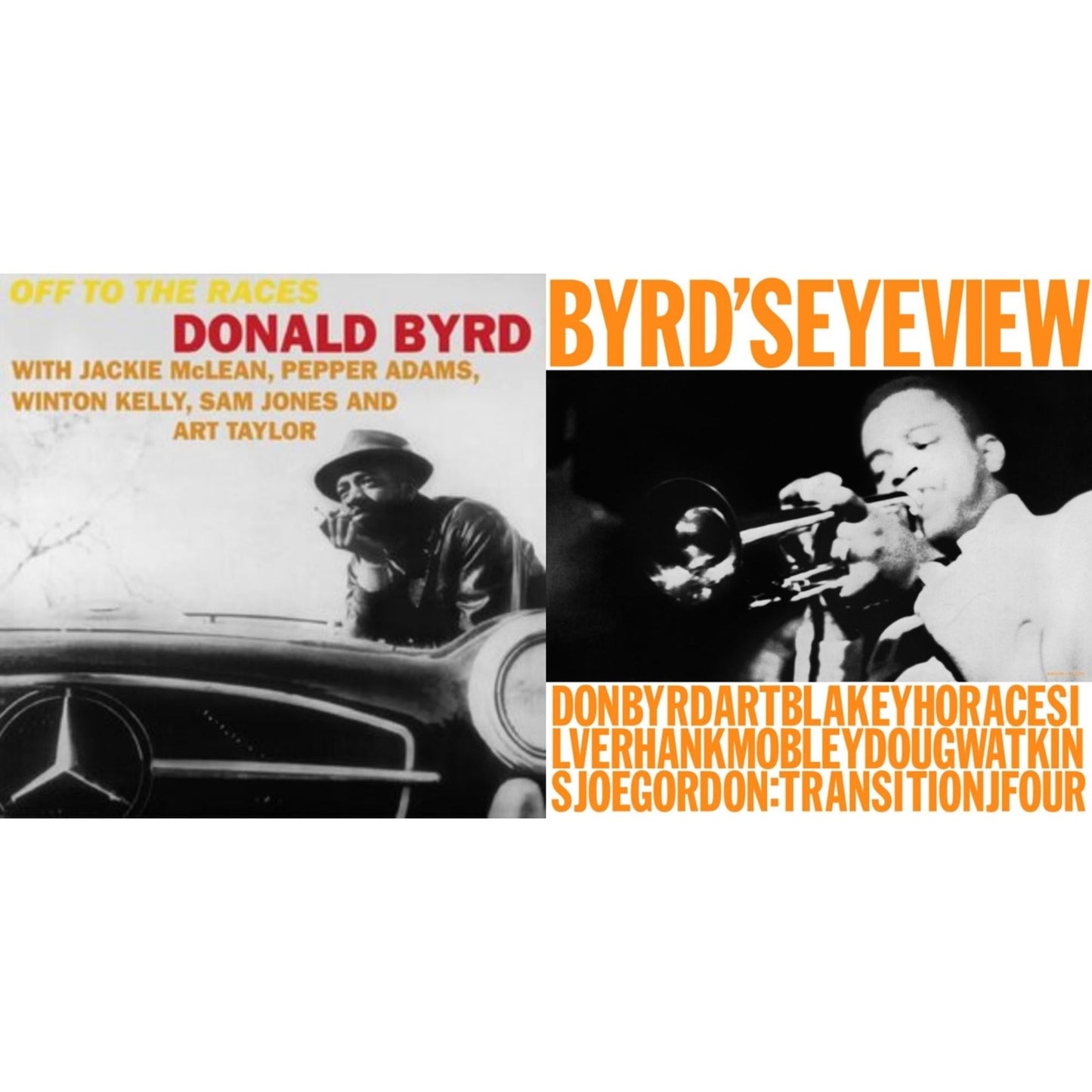 Donald Byrd - Off To The Races & Byrd's Eye View (Blue Note Tone Poet Series) - LP Vinyl Bundle