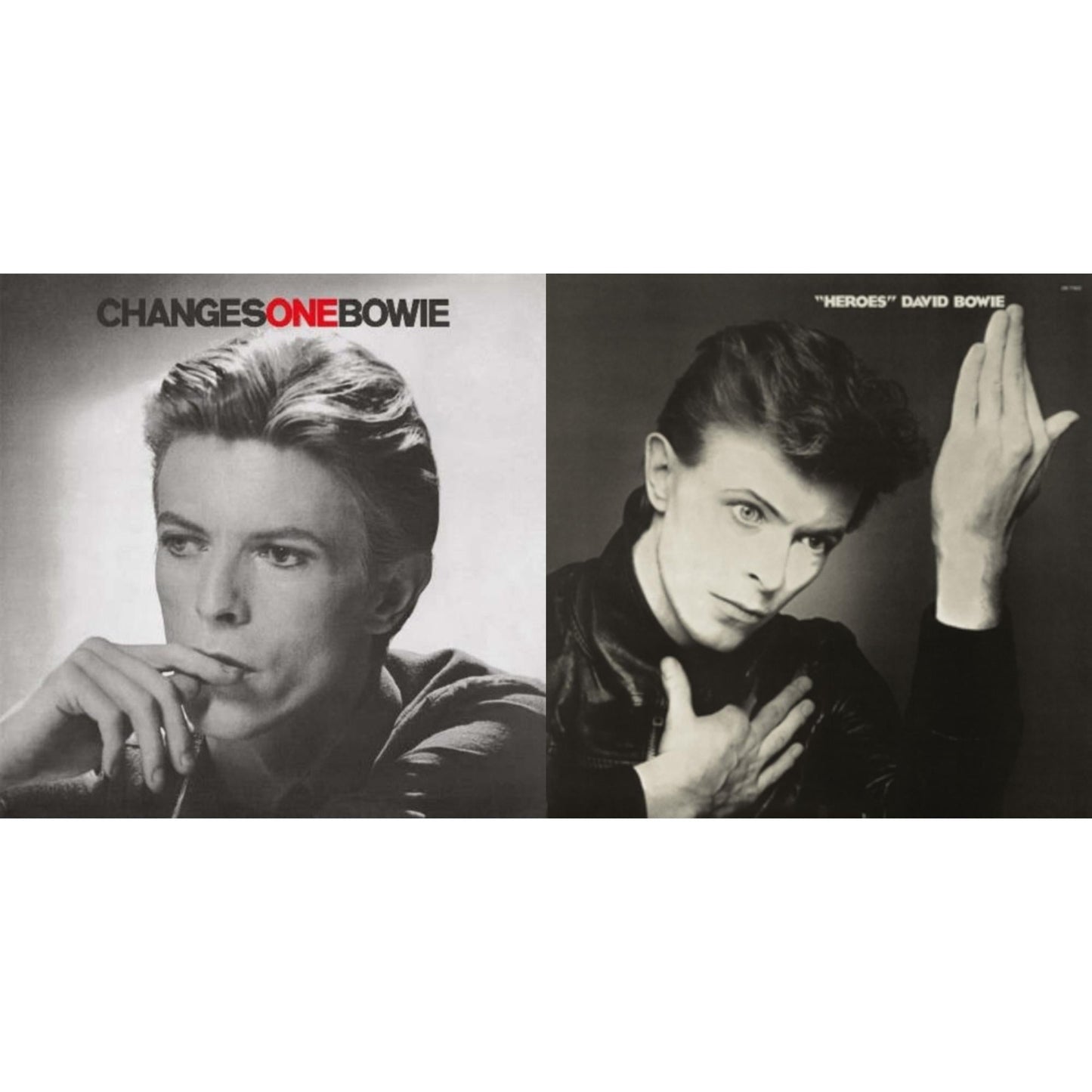 David Bowie - Heroes (2017 Remaster) & Changesonebowie (180G) - LP Vinyl Bundle