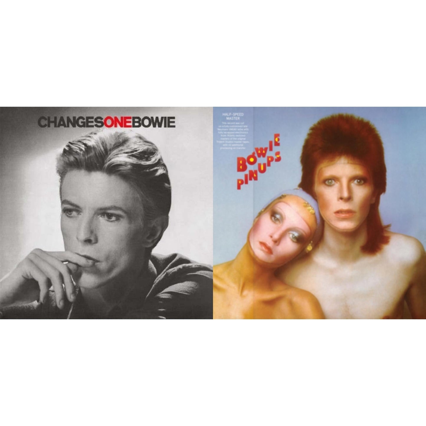 David Bowie - Changesonebowie (180G) & Pinups (2015 Remaster) - LP Vinyl Bundle
