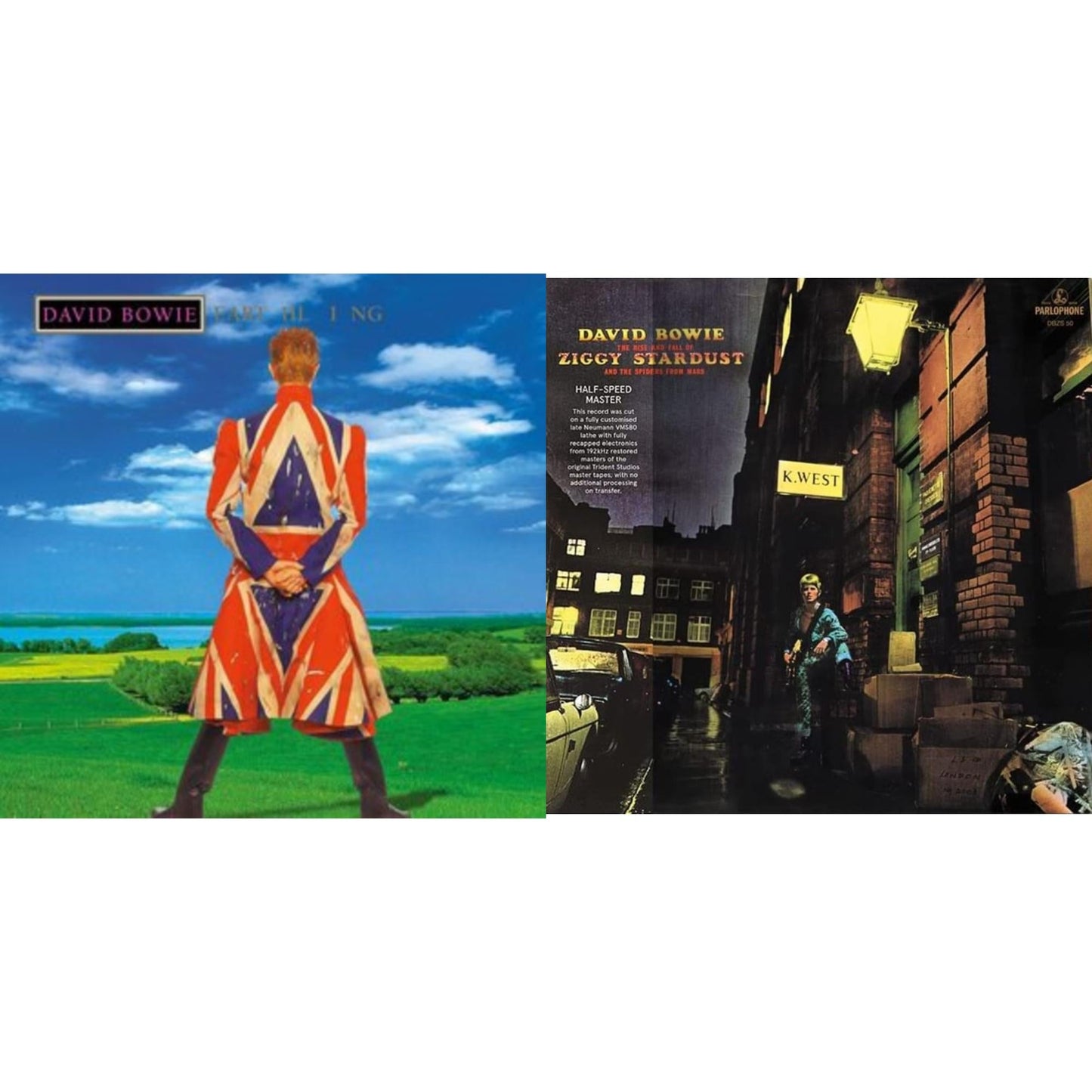 David Bowie - Earthling (2021 Remaster/2LP) & Rise & Fall Of Ziggy Stardust & The Spiders From Mars (2012 Remaster/Half-Speed Master)