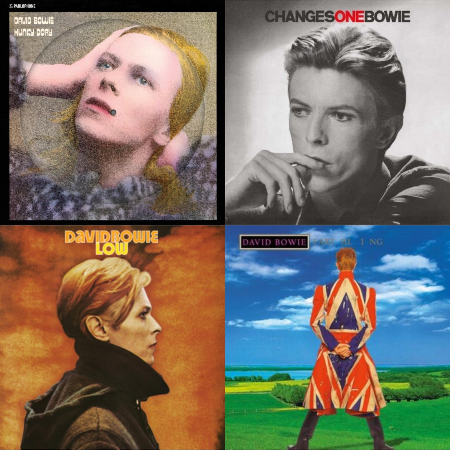 David Bowie - Earthling (2021 Remaster/2LP) & Low (2017 Remaster) & Changesonebowie (180G) & Hunky Dory (2015 Remaster/50Th Anniv/Picture Disc)