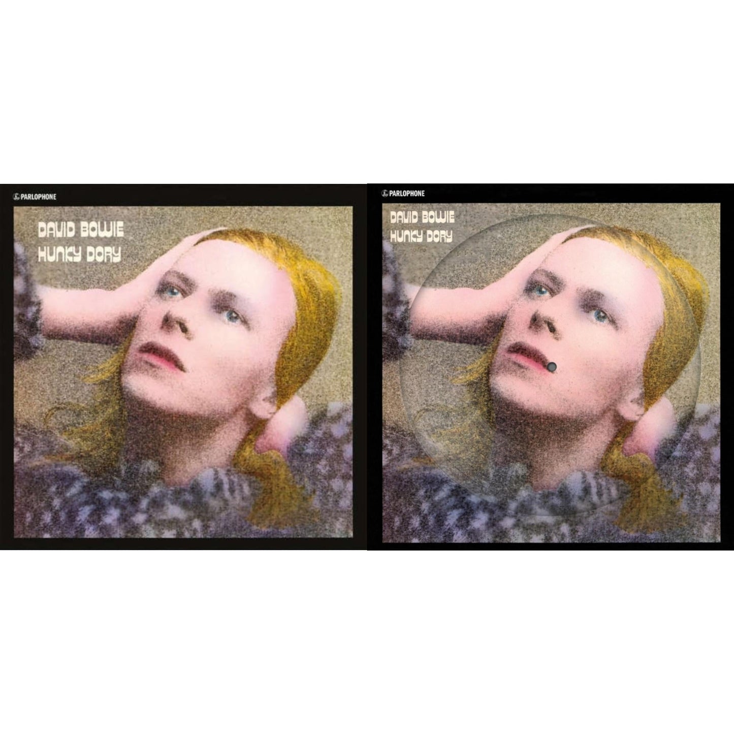 David Bowie - Hunky Dory (2015 Remaster/50Th Anniv/Picture Disc) & Hunky Dory - LP Vinyl Bundle